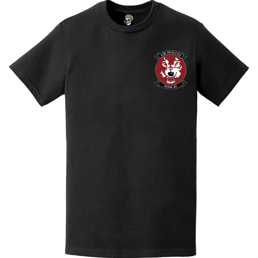 HSM-40 Patch Logo Decal Emblem Left Chest T-Shirt