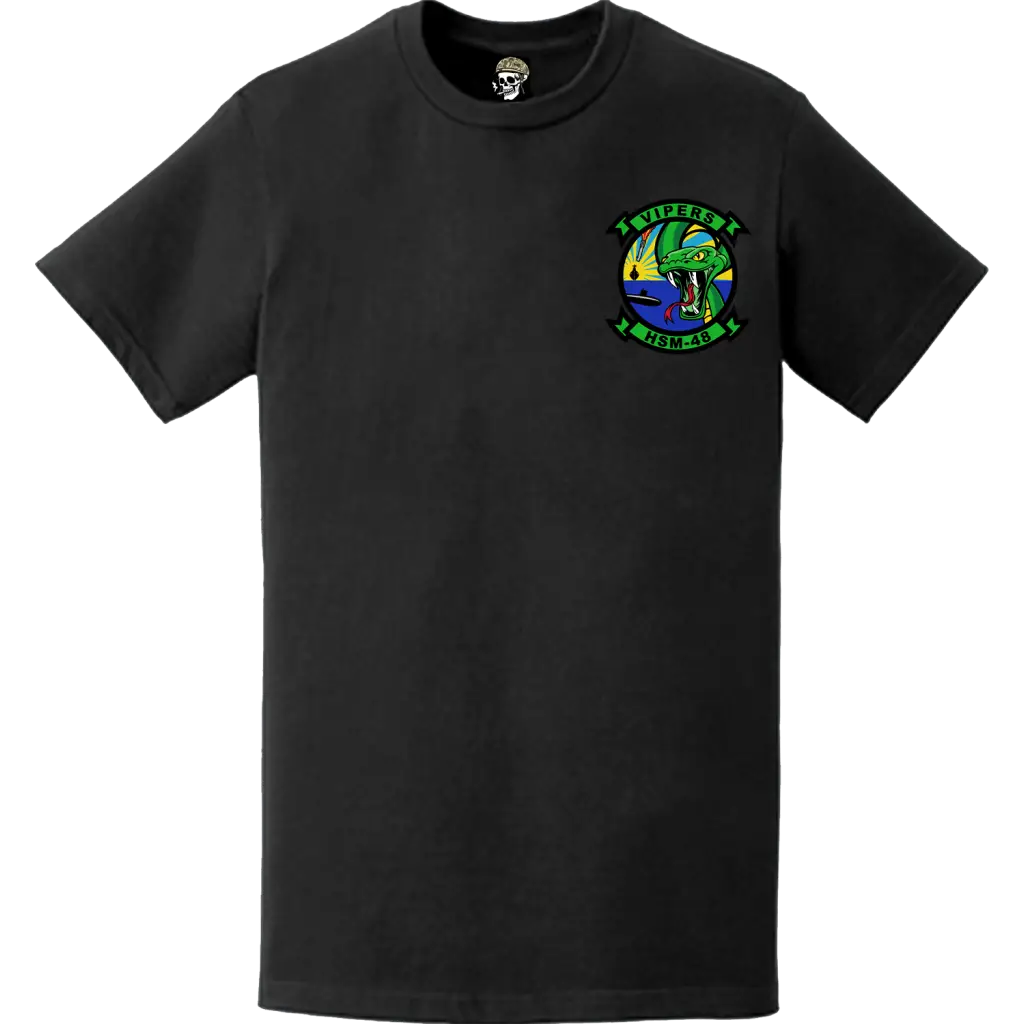 HSM-48 Patch Logo Decal Emblem Left Chest T-Shirt