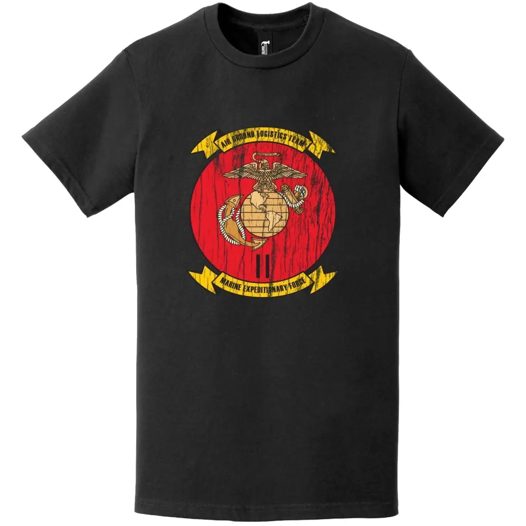 II Marine Expeditionary Force (II MEF) Distressed Logo Emblem T-Shirt