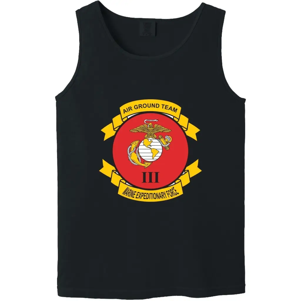 III Marine Expeditionary Force (III MEF) Vintage Logo Emblem Tank Top