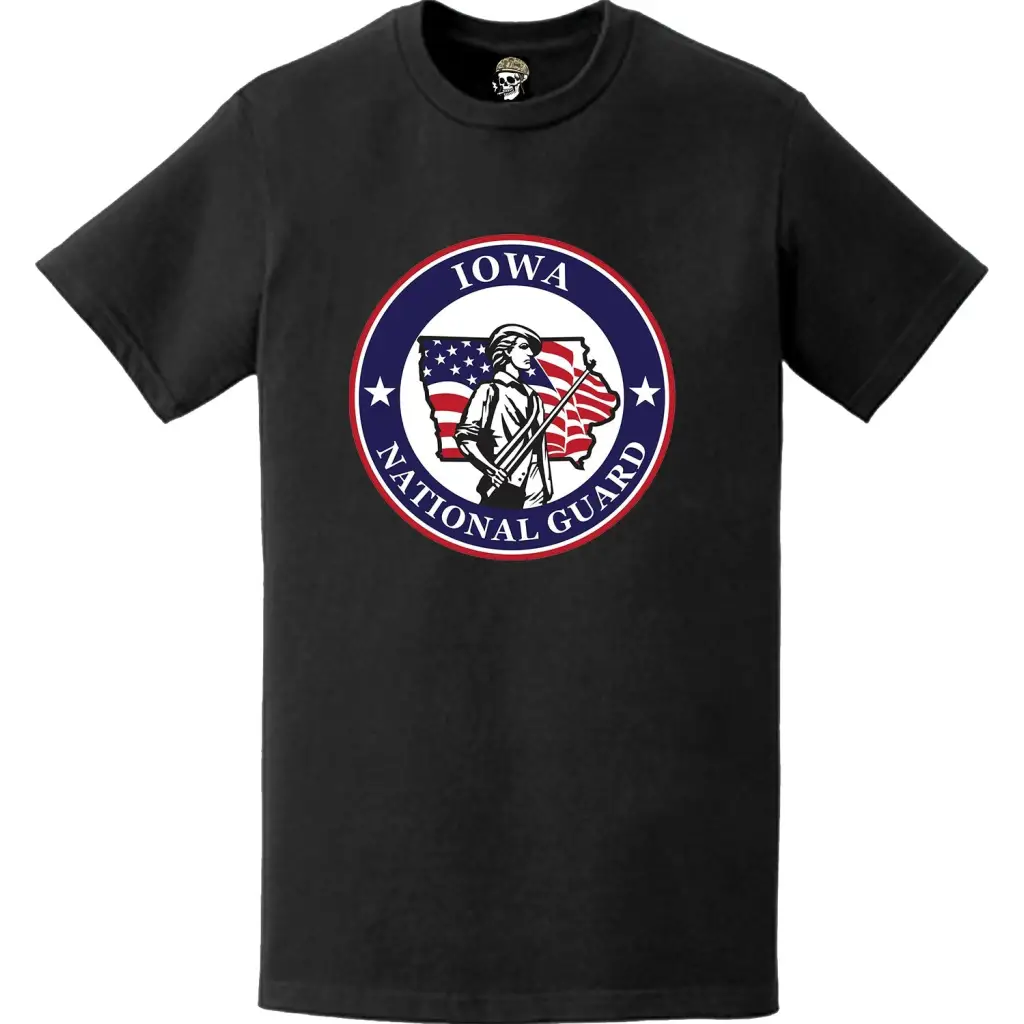 Iowa National Guard Logo Emblem T-Shirt