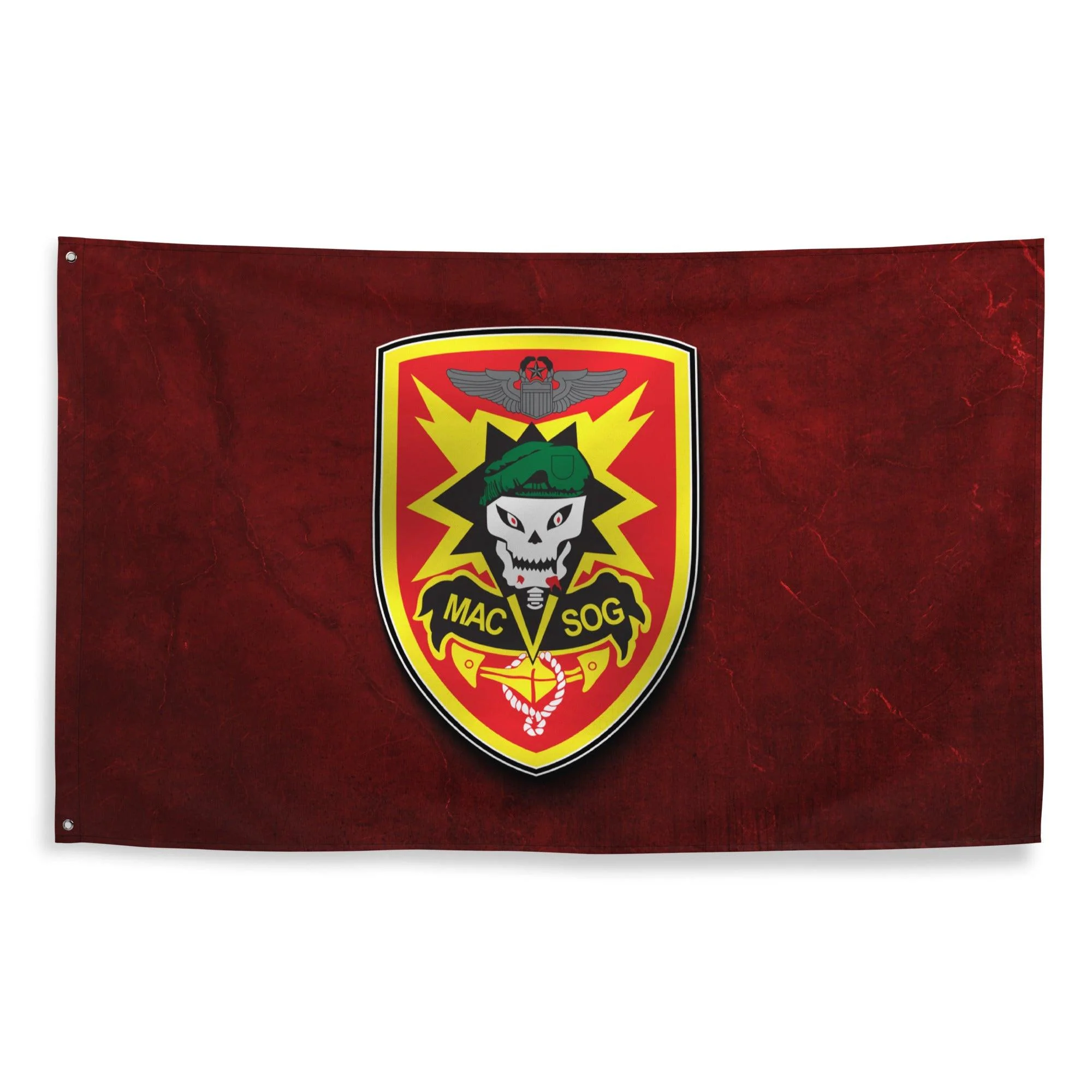 MACV-SOG U.S. Army Special Forces Vietnam War Flag - Image 2