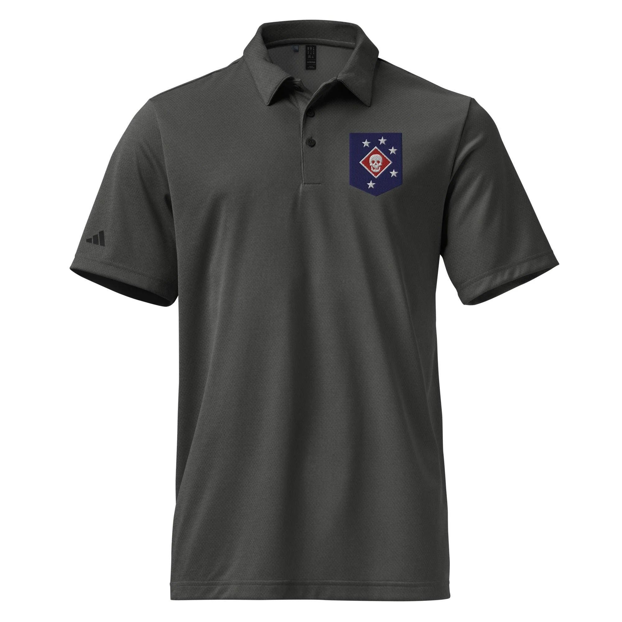 Marine Raiders Embroidered Adidas® Space-Dyed Polo