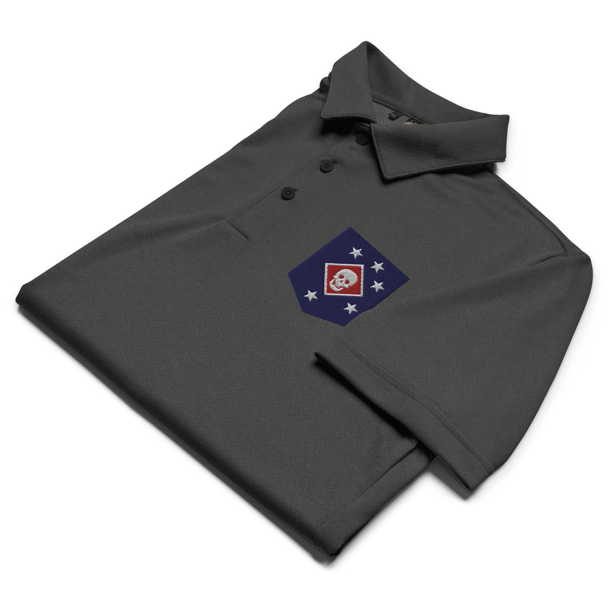 Marine Raiders Embroidered Adidas® Space-Dyed Polo - Image 4