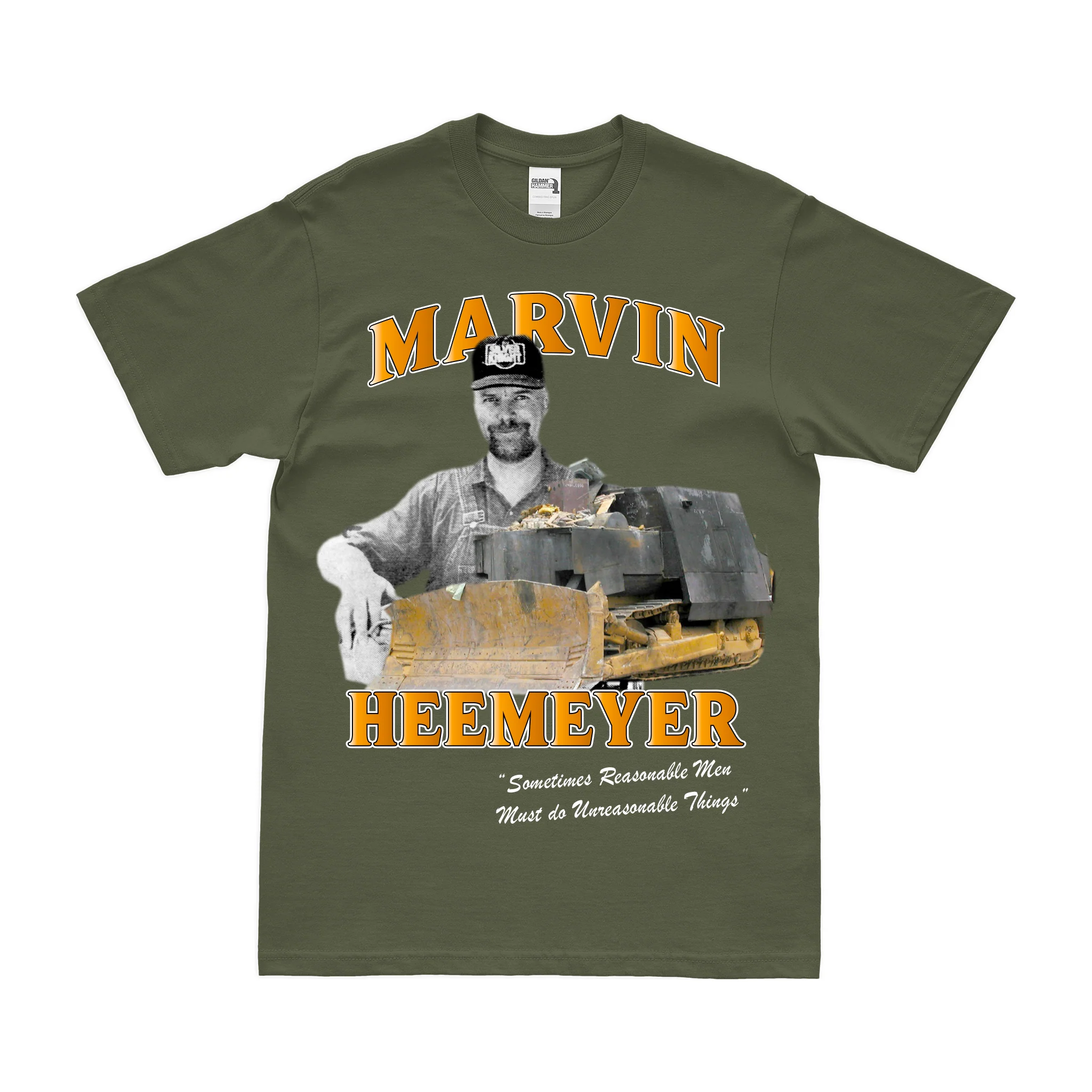 Unleash the Legend: Marvin Heemeyer's Killdozer Uprising Premium T-Shirt - Image 2