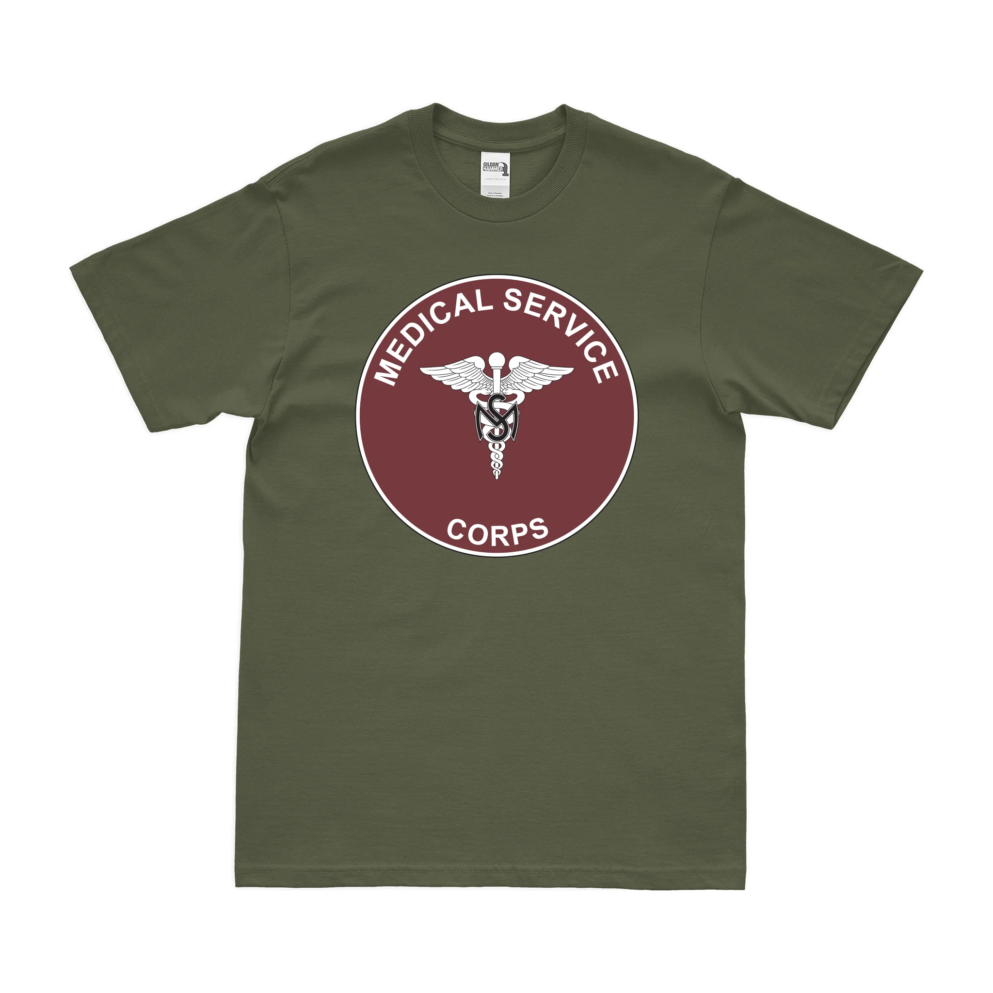 Medical Service Corps Branch Plaque T-Shirt - Image 2