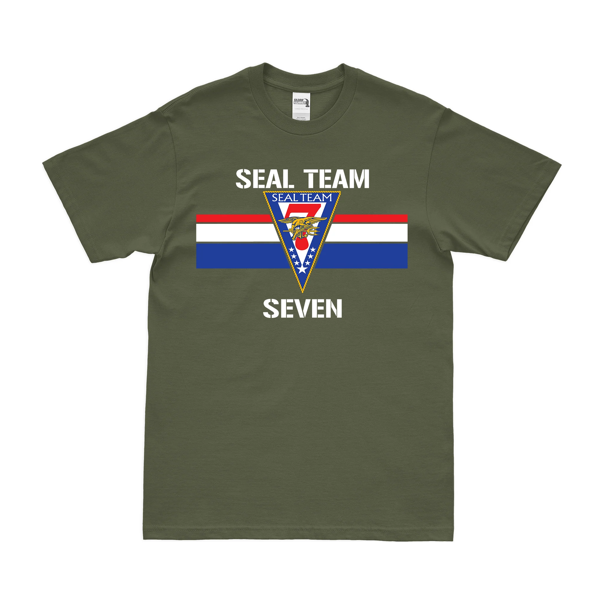 Modern U.S. Navy SEAL Team 7 Emblem T-Shirt - Image 2