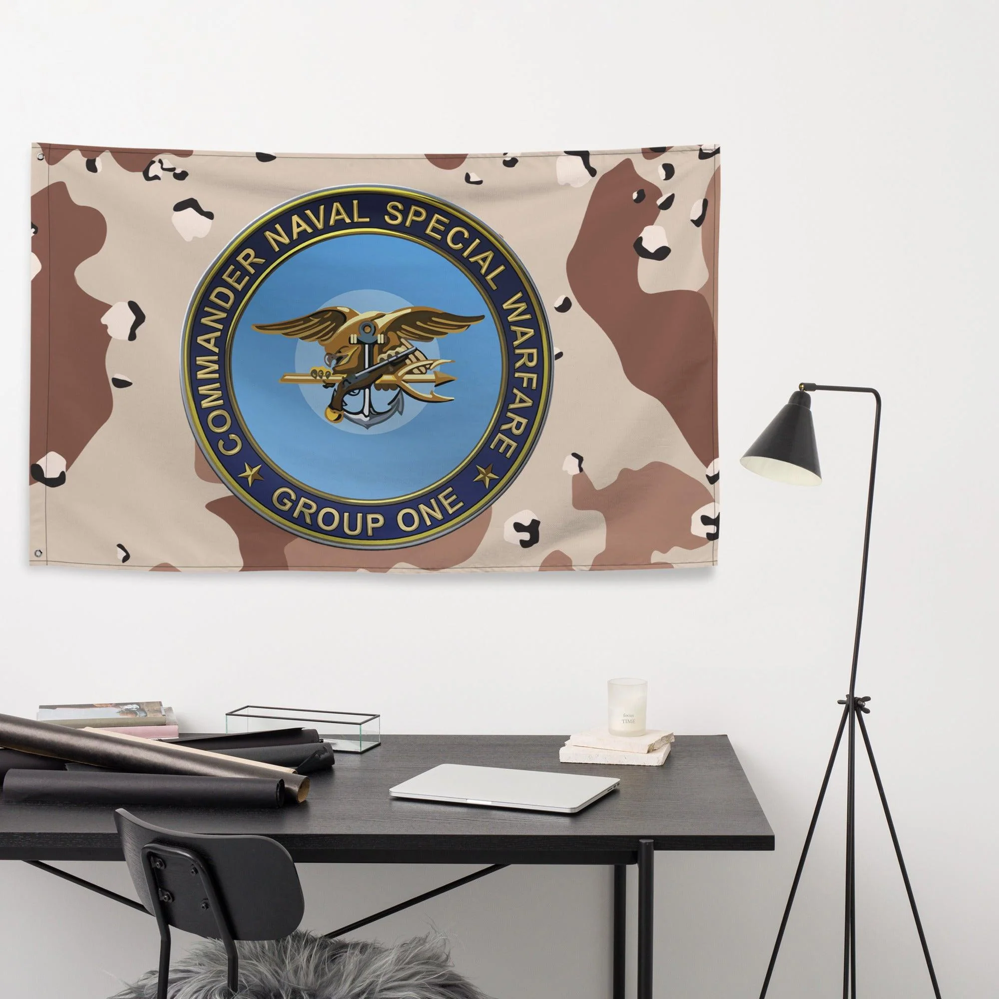 Naval Special Warfare Group 1 (NSWG-1) Chocolate-Chip Camo Flag - Image 3
