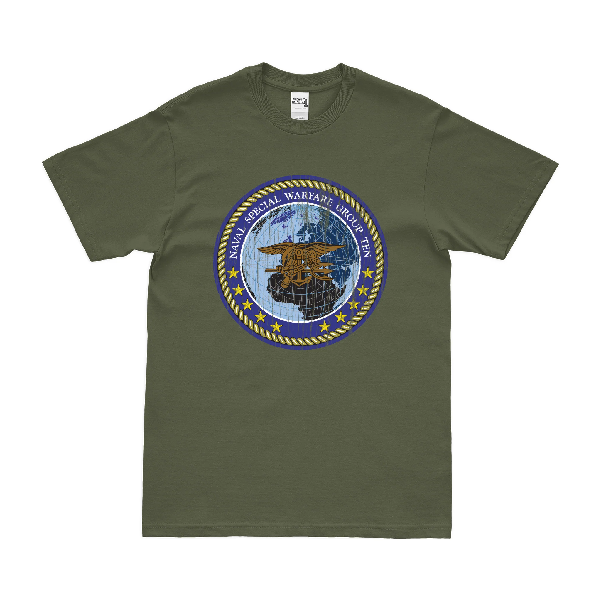 Naval Special Warfare Group 10 (NSWG-10) Emblem T-Shirt - Image 4