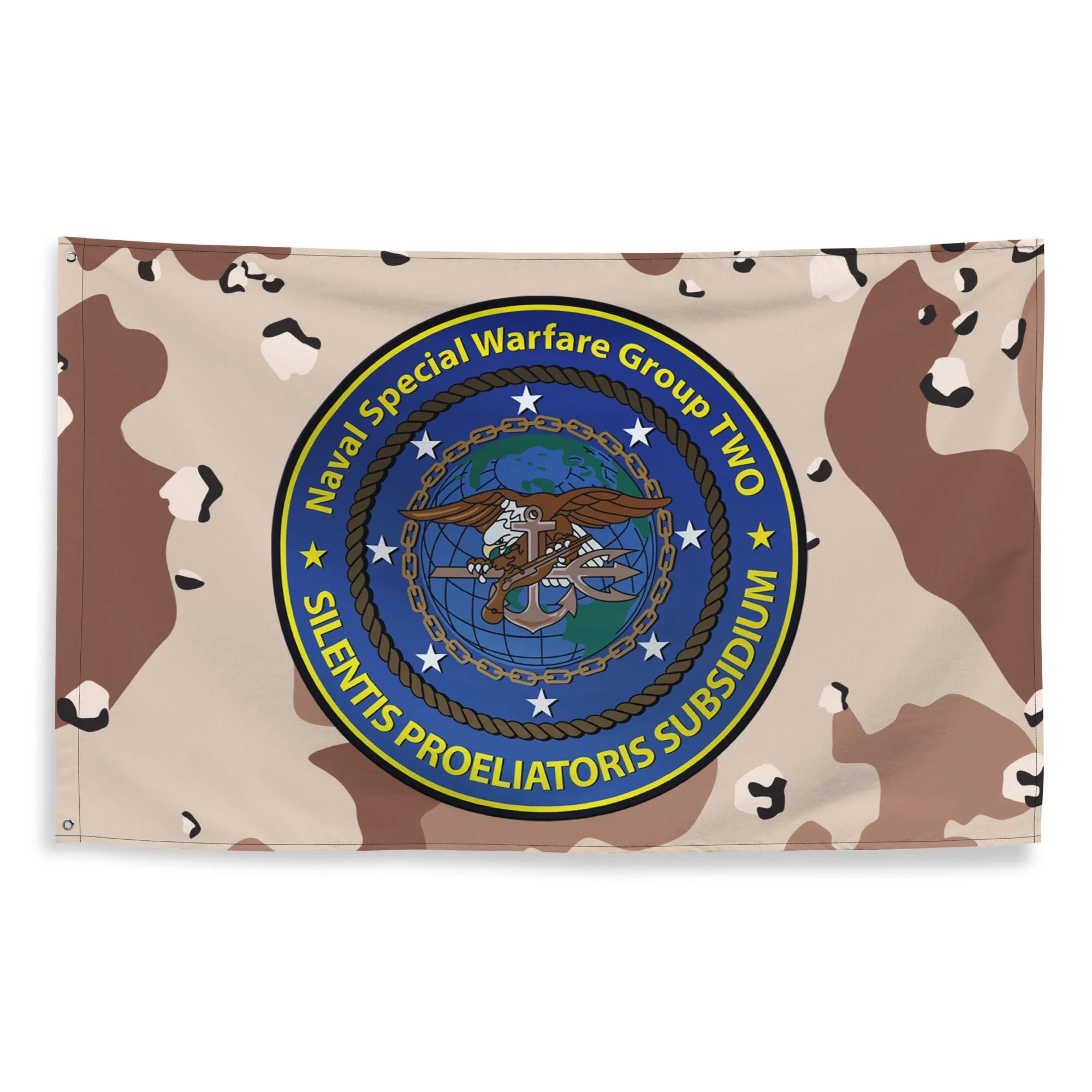 Naval Special Warfare Group 2 (NSWG-2) Chocolate-Chip Camo Flag - Image 4