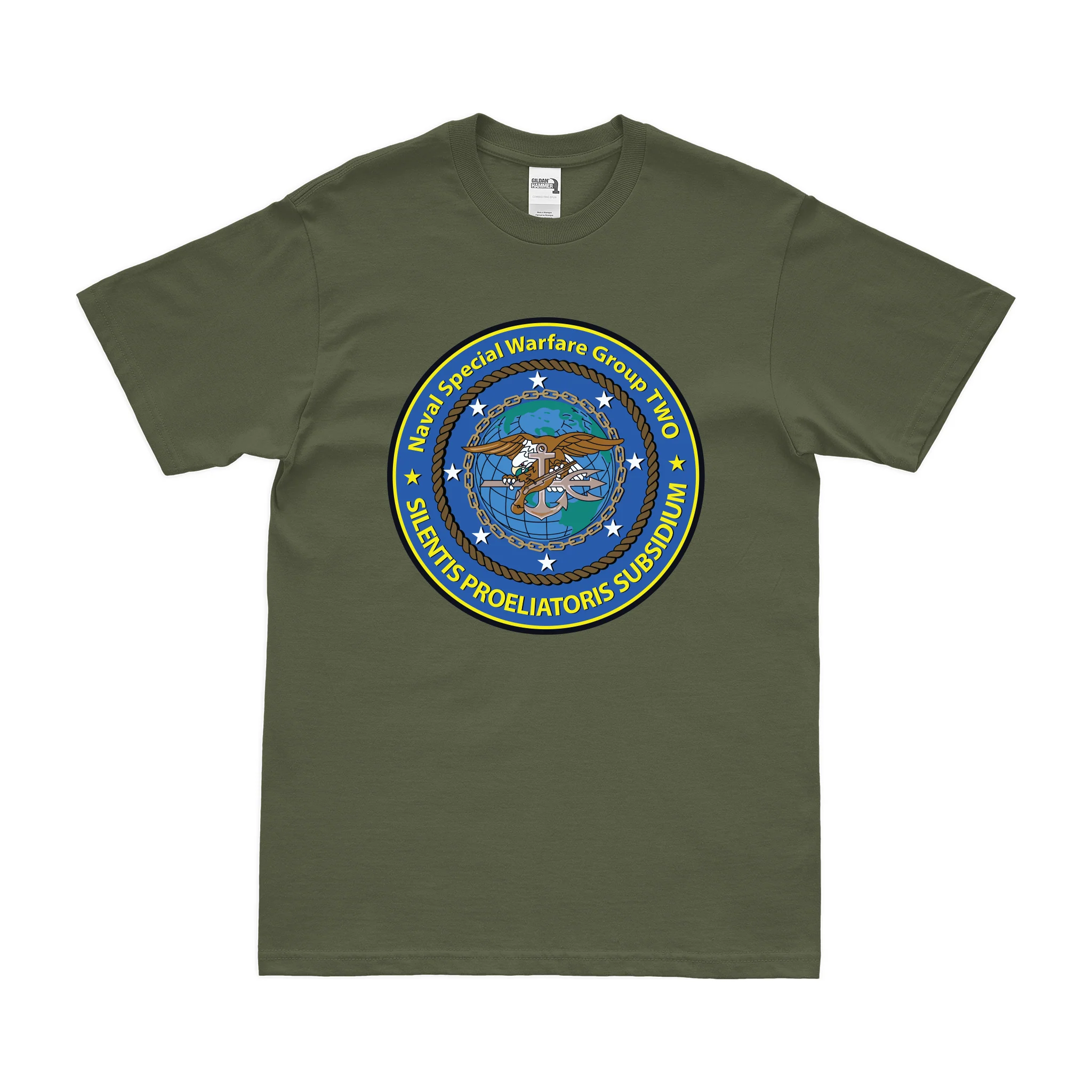 Naval Special Warfare Group 2 (NSWG-2) Emblem T-Shirt - Image 2