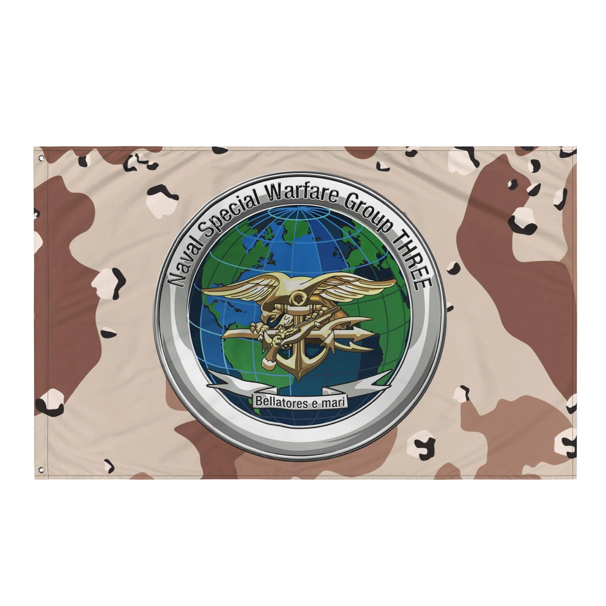 Naval Special Warfare Group 3 (NSWG-3) Chocolate-Chip Camo Flag