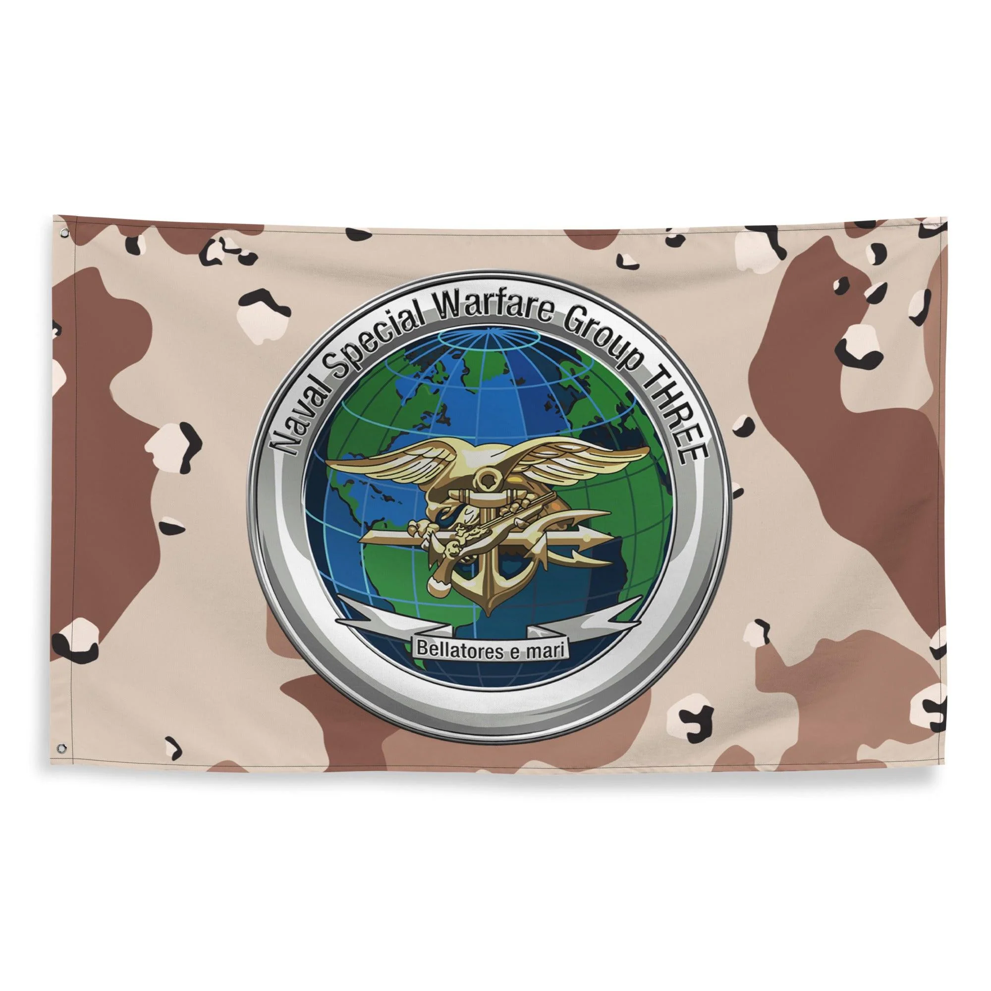 Naval Special Warfare Group 3 (NSWG-3) Chocolate-Chip Camo Flag - Image 4