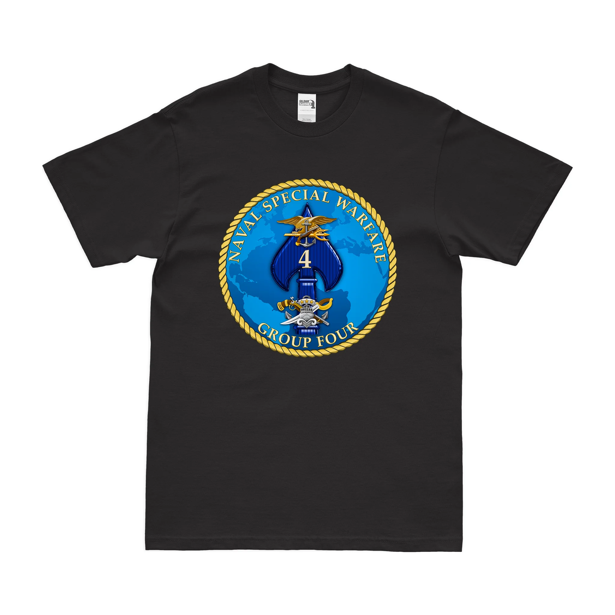 Naval Special Warfare Group 4 (NSWG-4) Emblem T-Shirt