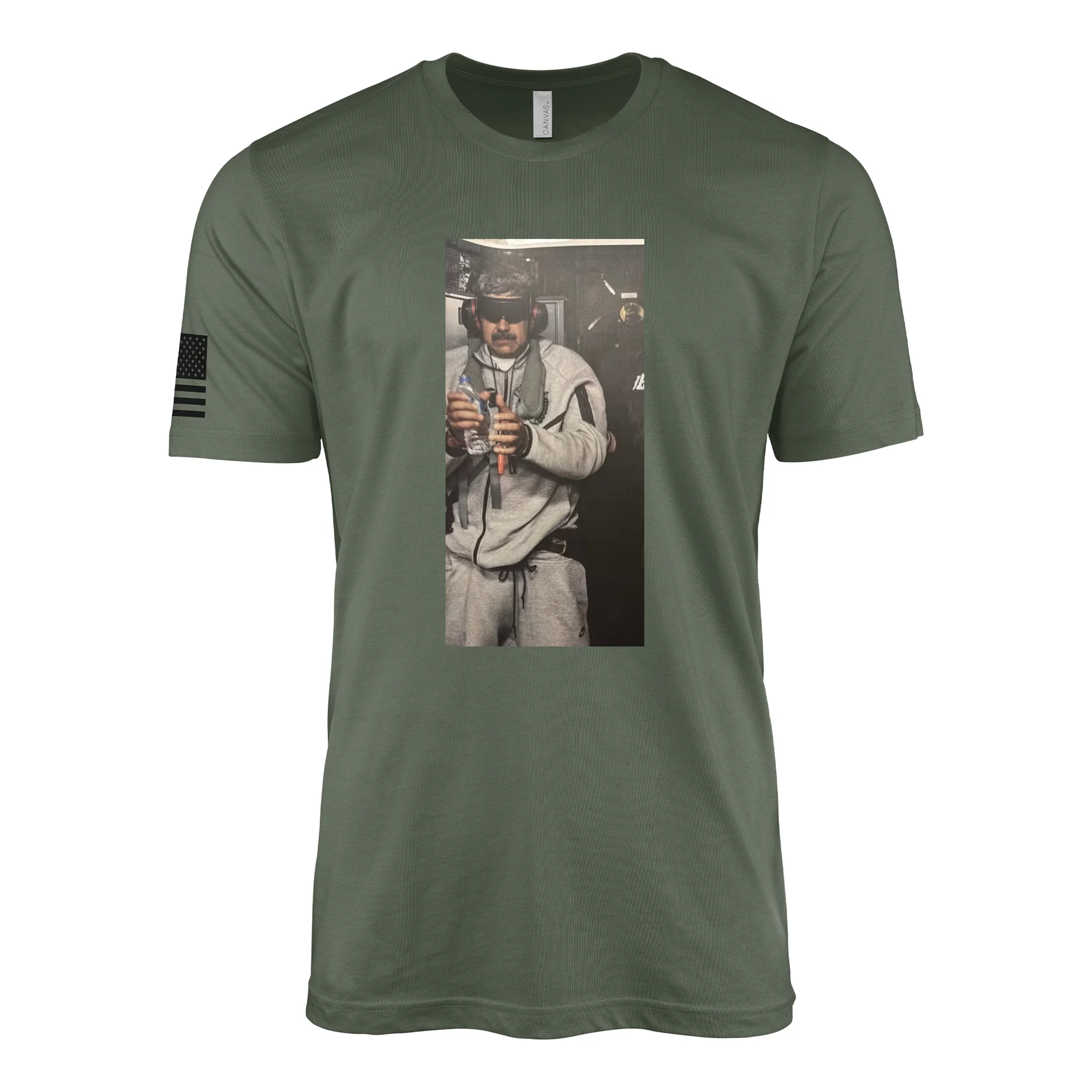 Nicolás Maduro Captured USS Iwo Jima Mugshot Photo T-Shirt - Image 2