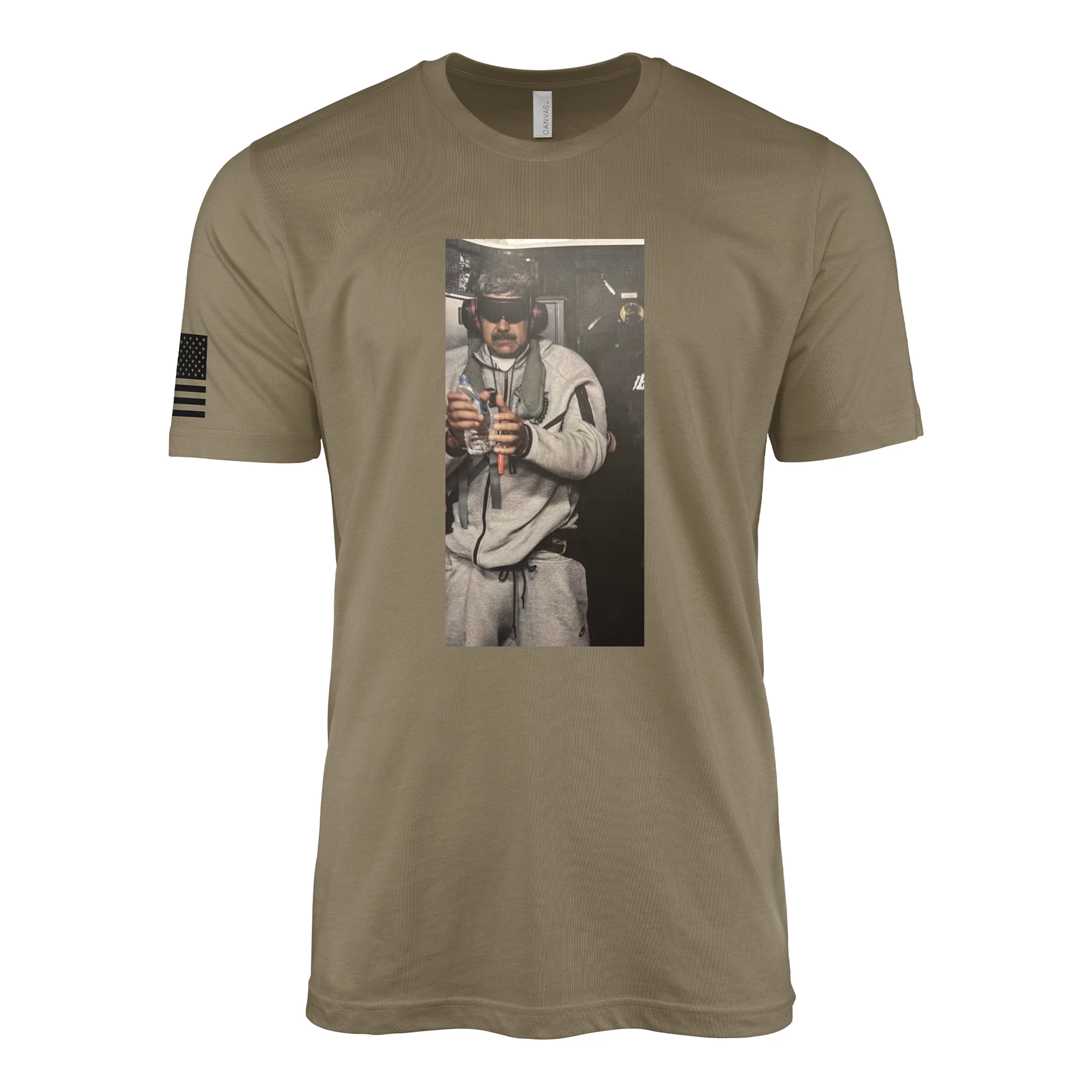 Nicolás Maduro Captured USS Iwo Jima Mugshot Photo T-Shirt - Image 3