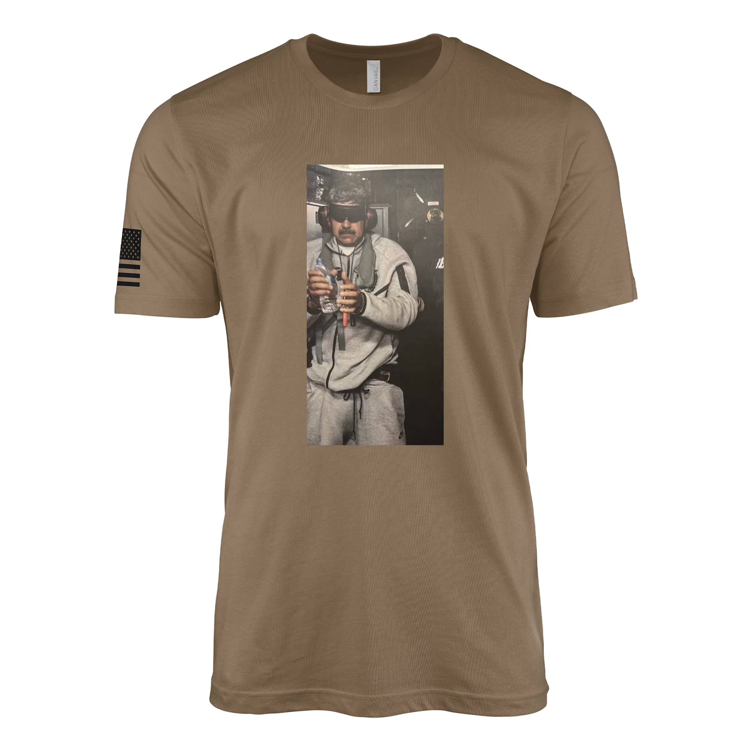 Nicolás Maduro Captured USS Iwo Jima Mugshot Photo T-Shirt - Image 4