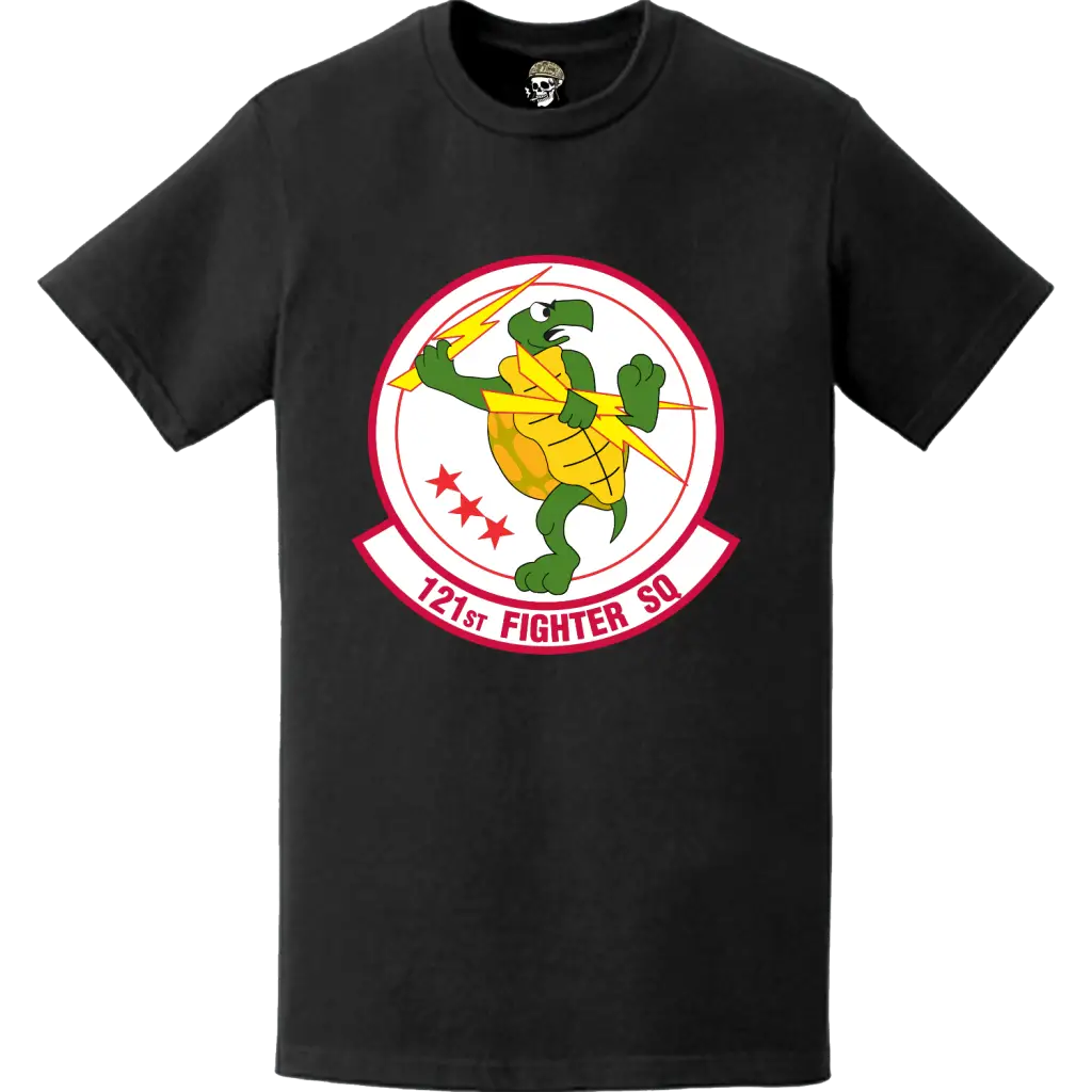 Official 121st Fighter Squadron (121st FS) 'Capital Guardians' Logo Emblem T-Shirt