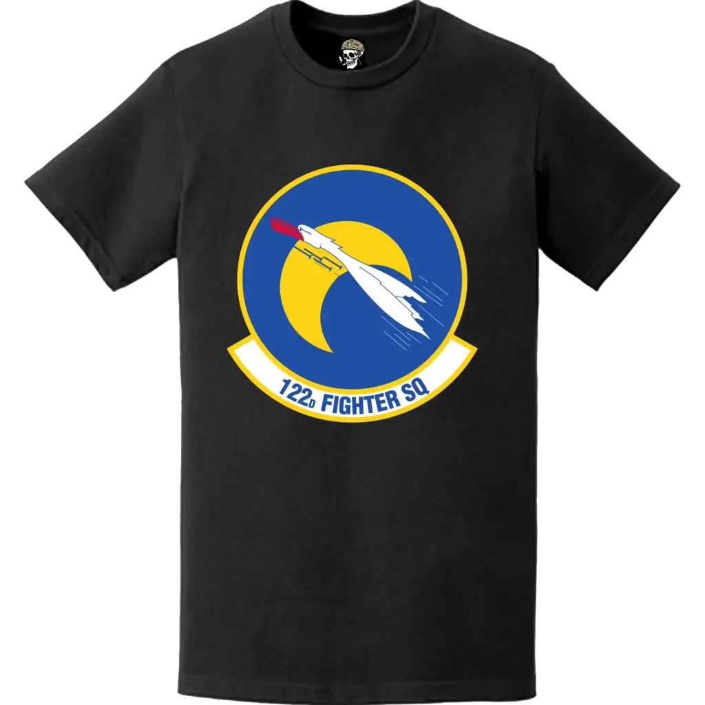 Official 122nd Fighter Squadron (122nd FS) 'Bayou Militia' Logo Emblem T-Shirt