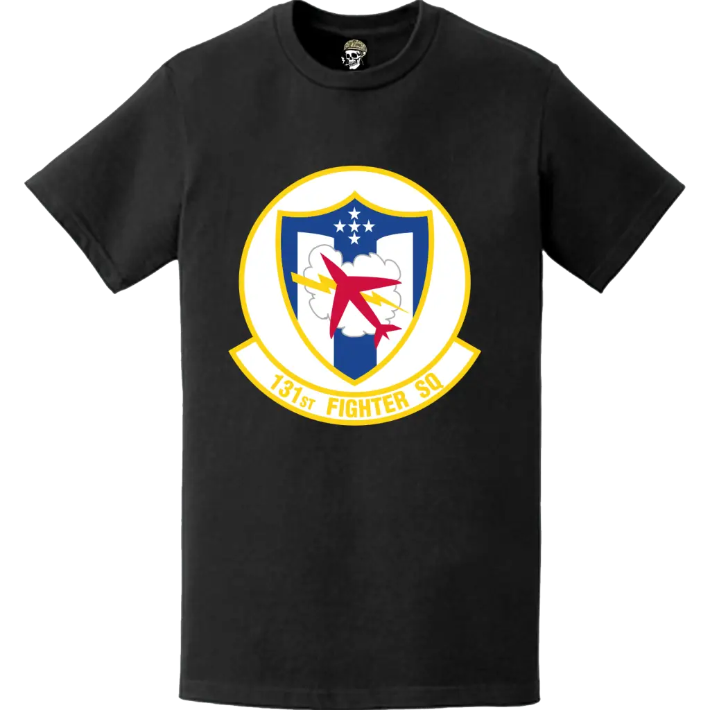 Official 131st Fighter Squadron (131st FS) 'Barnestormers' Logo Emblem T-Shirt