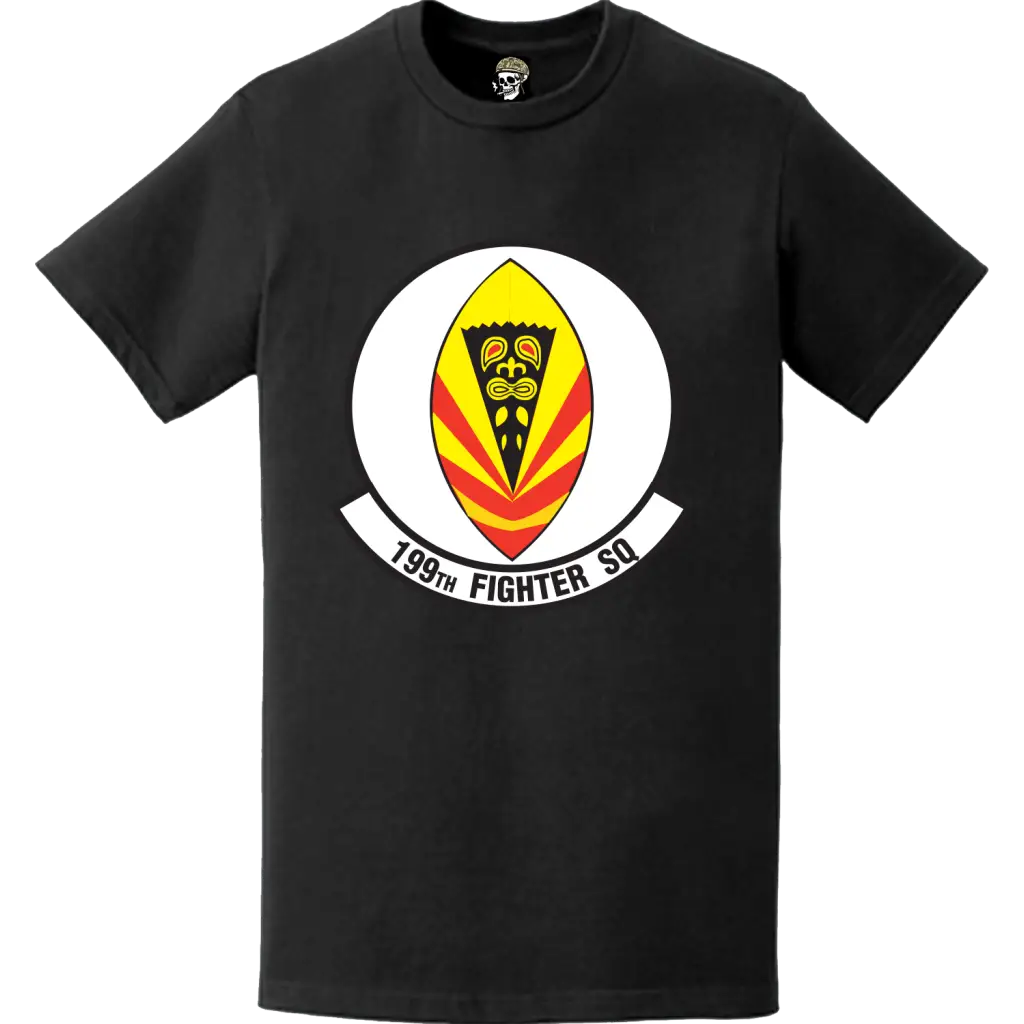 Official 199th Fighter Squadron (199th FS) 'Mytai Fighters’ Logo Emblem T-Shirt