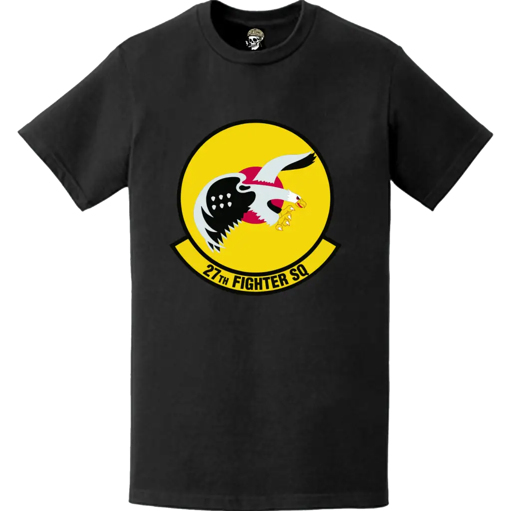Official 27th Fighter Squadron (27th FS) 'Fighting Eagles' Logo Emblem T-Shirt