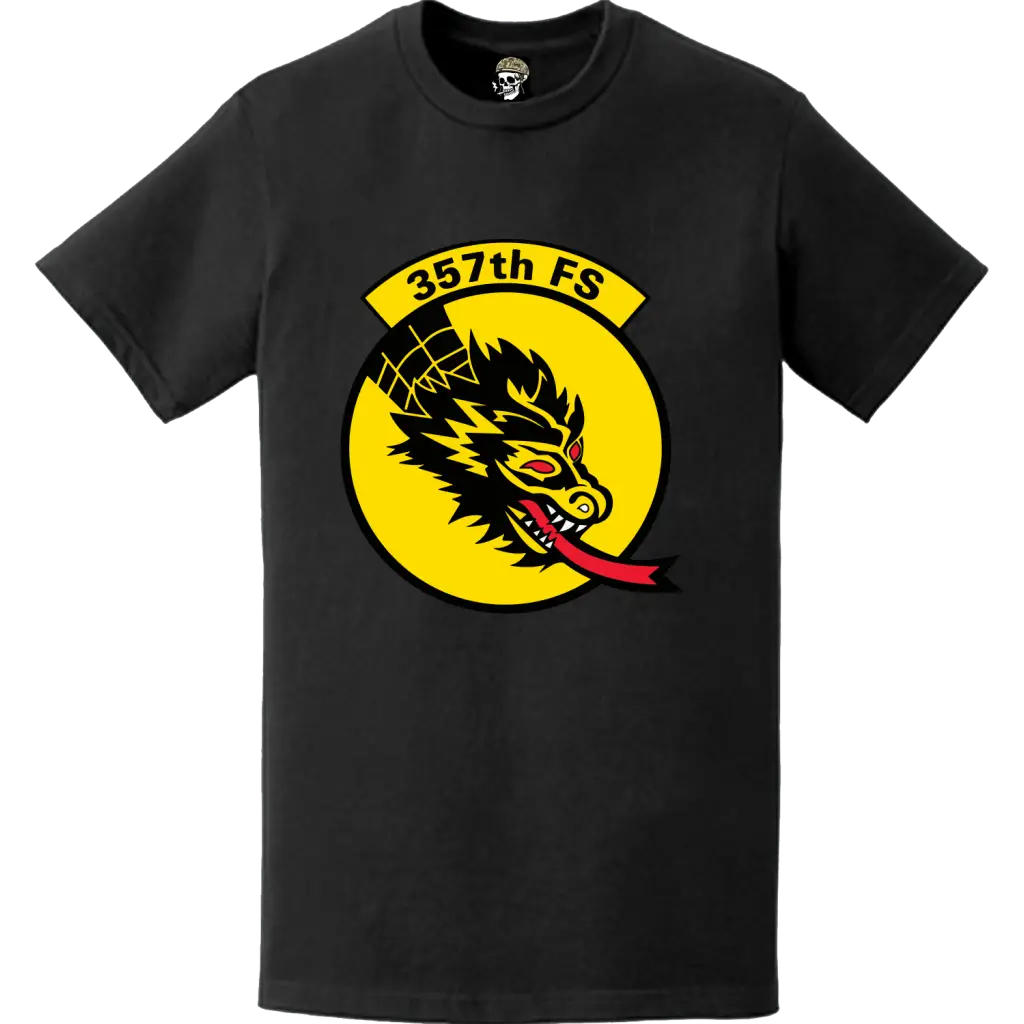 Official 357th Fighter Squadron (357th FS) 'Dragons' Logo Emblem T-Shirt