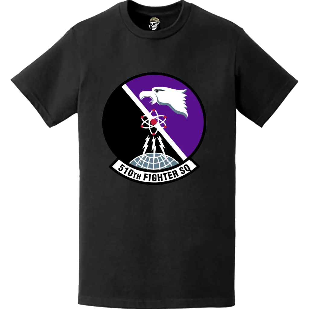 Official 510th Fighter Squadron (510th FS) 'Buzzards' Logo Emblem T-Shirt