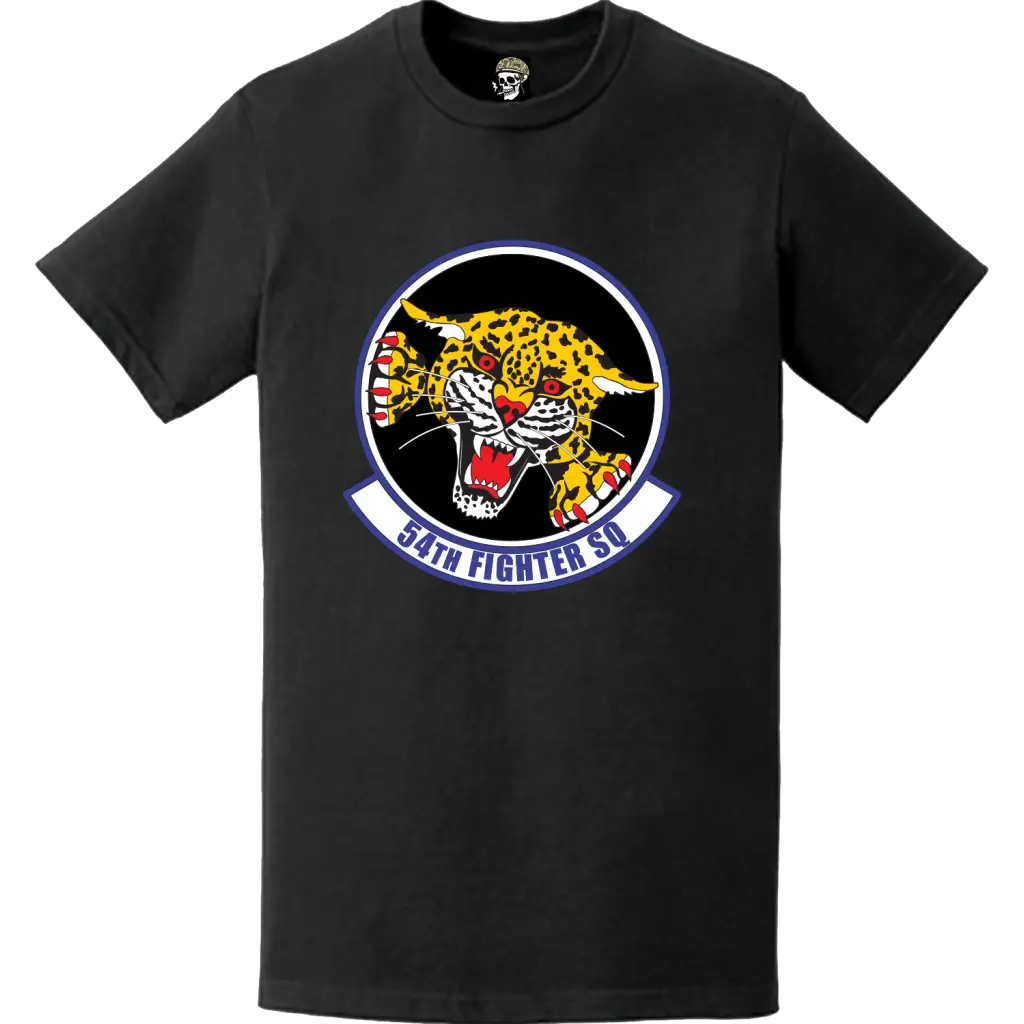 Official 54th Fighter Squadron (54th FS) 'Alaska's First Guardians' Logo Emblem T-Shirt