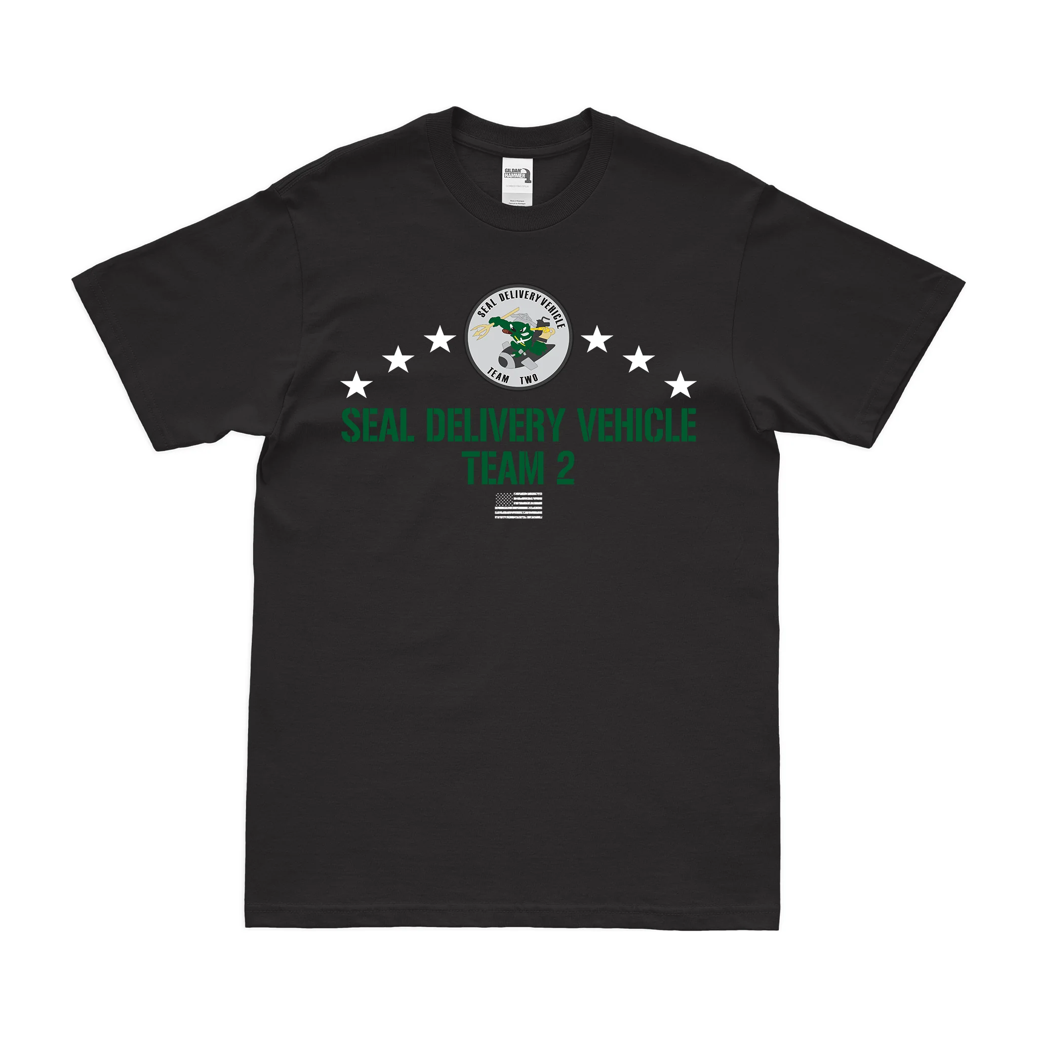 Patriotic SEAL Delivery Vehicle Team 2 (SDVT-2) T-Shirt