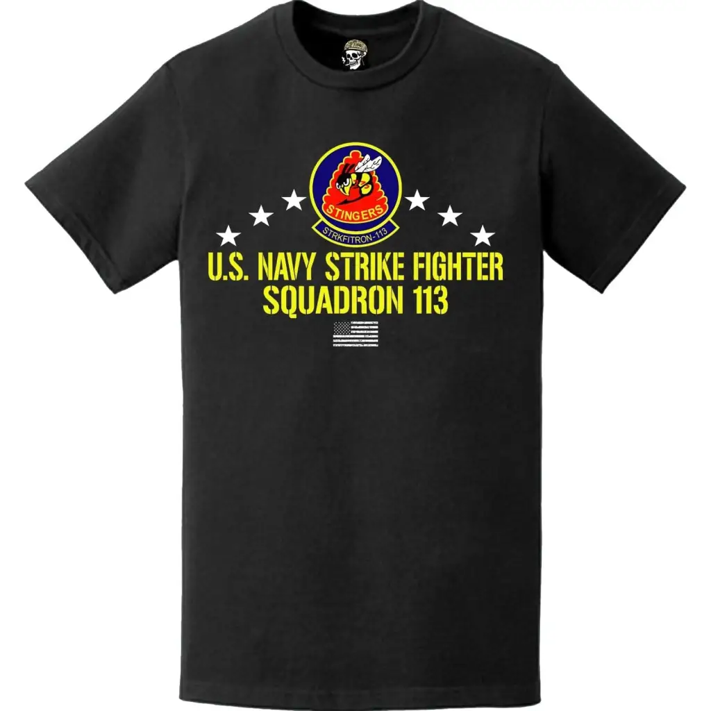 Patriotic Strike Fighter Squadron 113 (VFA-113) T-Shirt