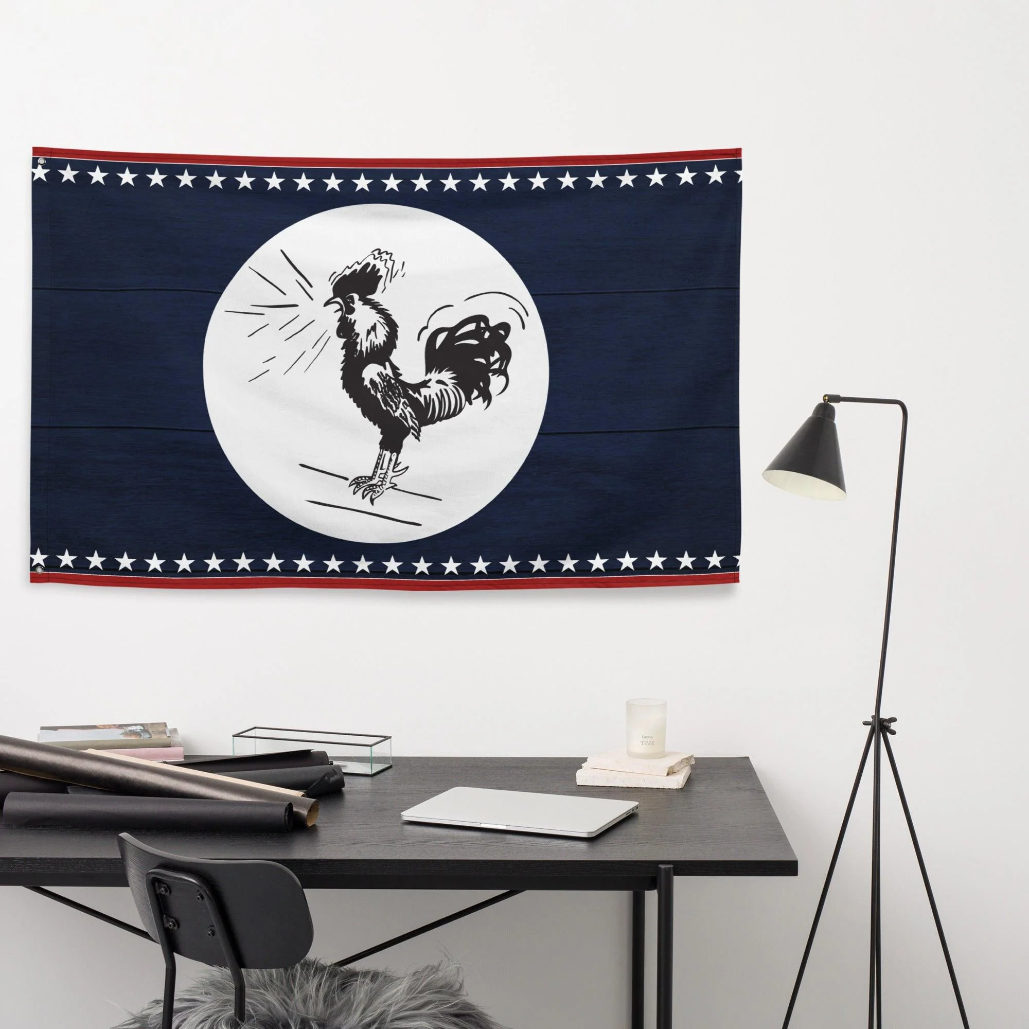 Patriotic USS Saratoga (CV-3) Aircraft Carrier Flag - Image 3