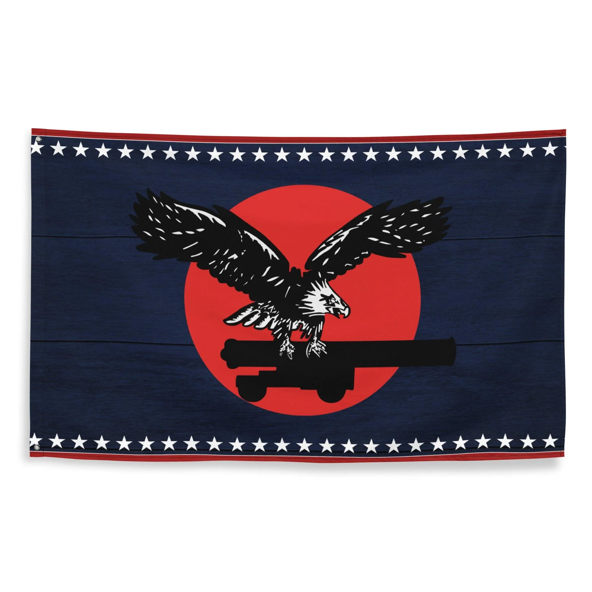 Patriotic USS Yorktown (CV-5) Aircraft Carrier Wall Flag - Image 4
