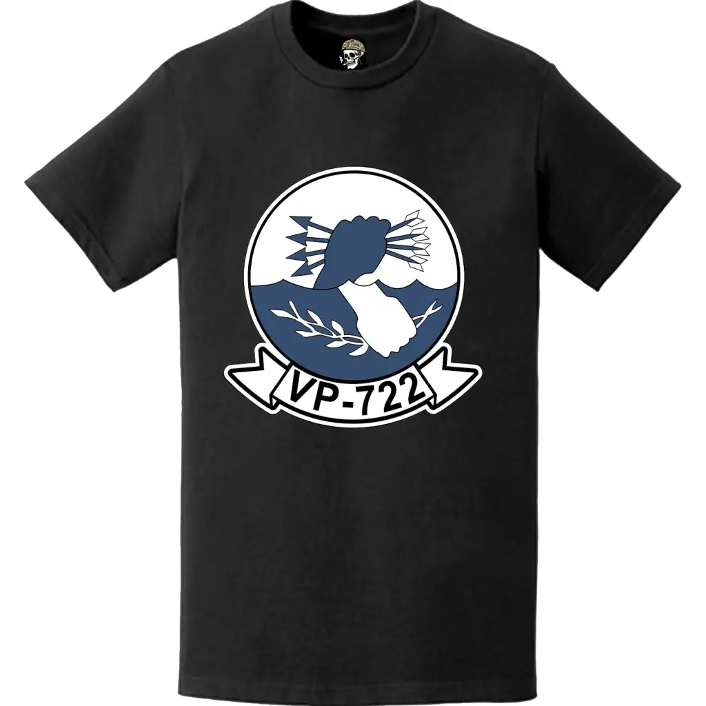 Patrol Squadron 722 (VP-722) Patch Logo Decal Emblem Chest T-Shirt