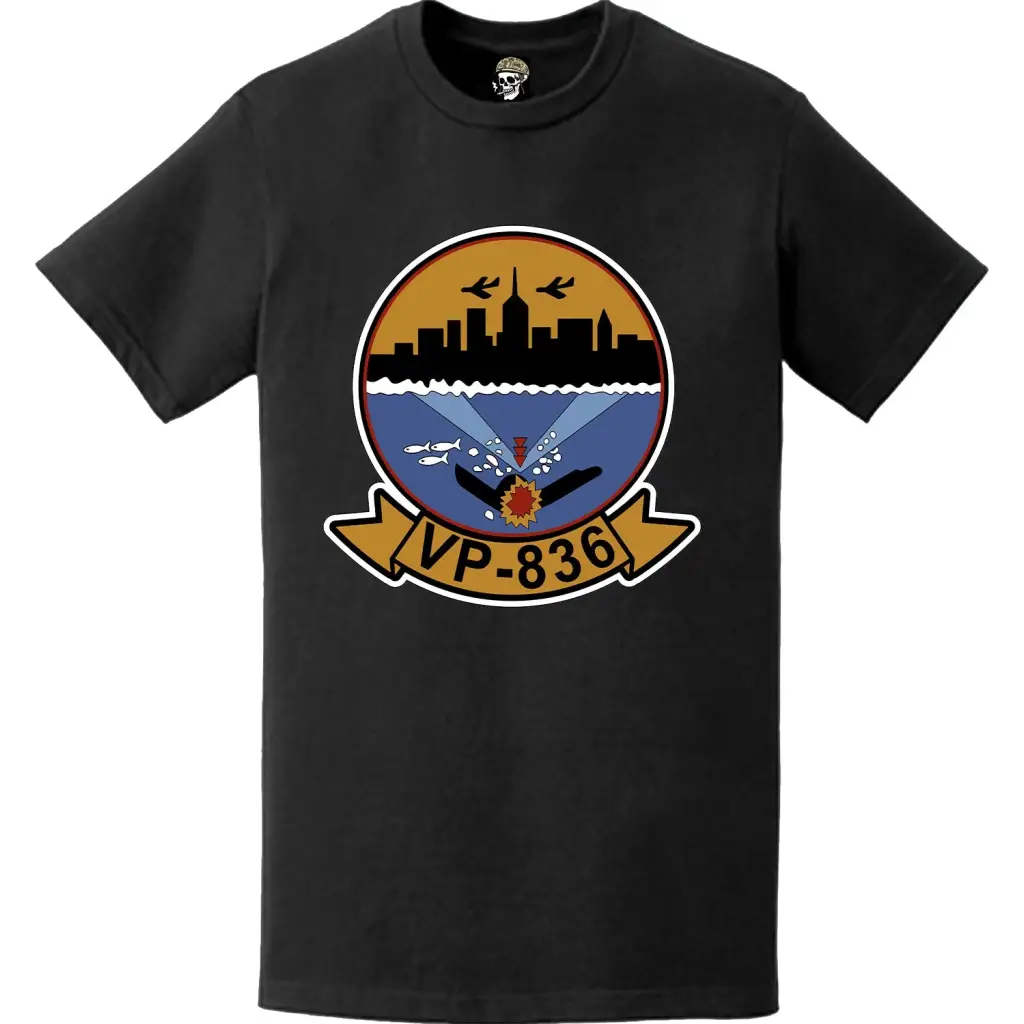 Patrol Squadron 836 (VP-836) Patch Logo Decal Emblem Chest T-Shirt