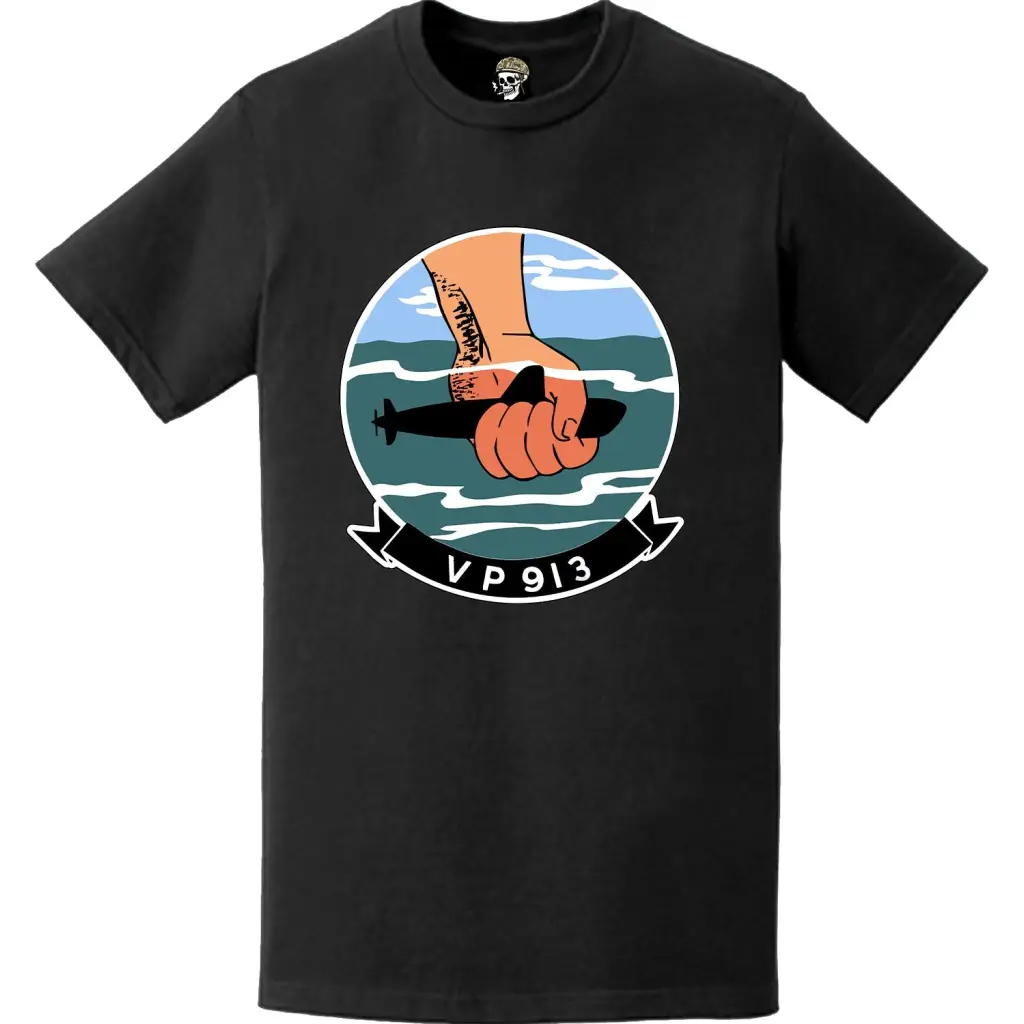Patrol Squadron 913 (VP-913) Patch Logo Decal Emblem Chest T-Shirt