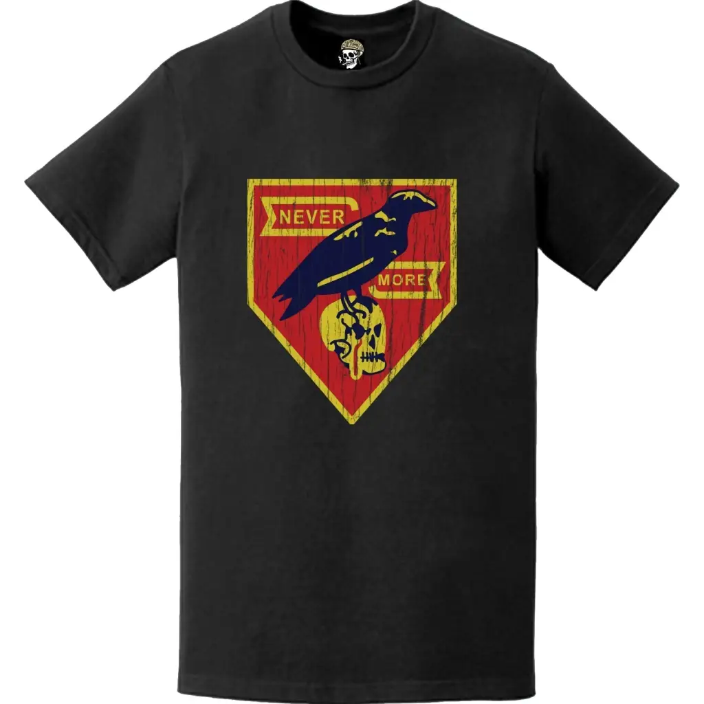 Raven Forward Air Controllers (FACs) Distressed Logo Emblem T-Shirt