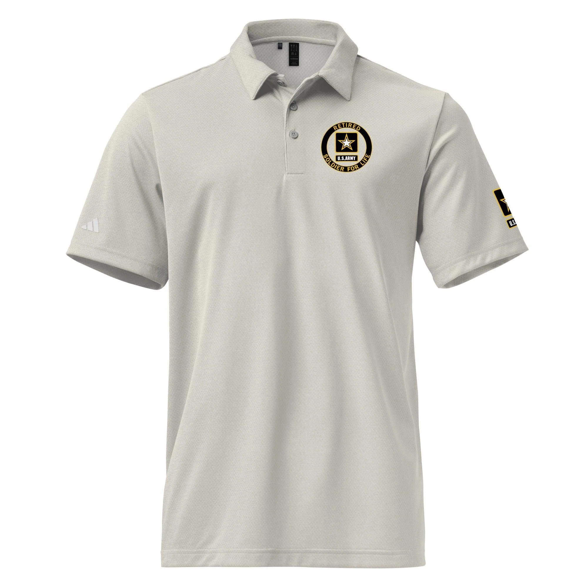 Retired Soldier For Life Adidas® Polo Shirt - Image 13