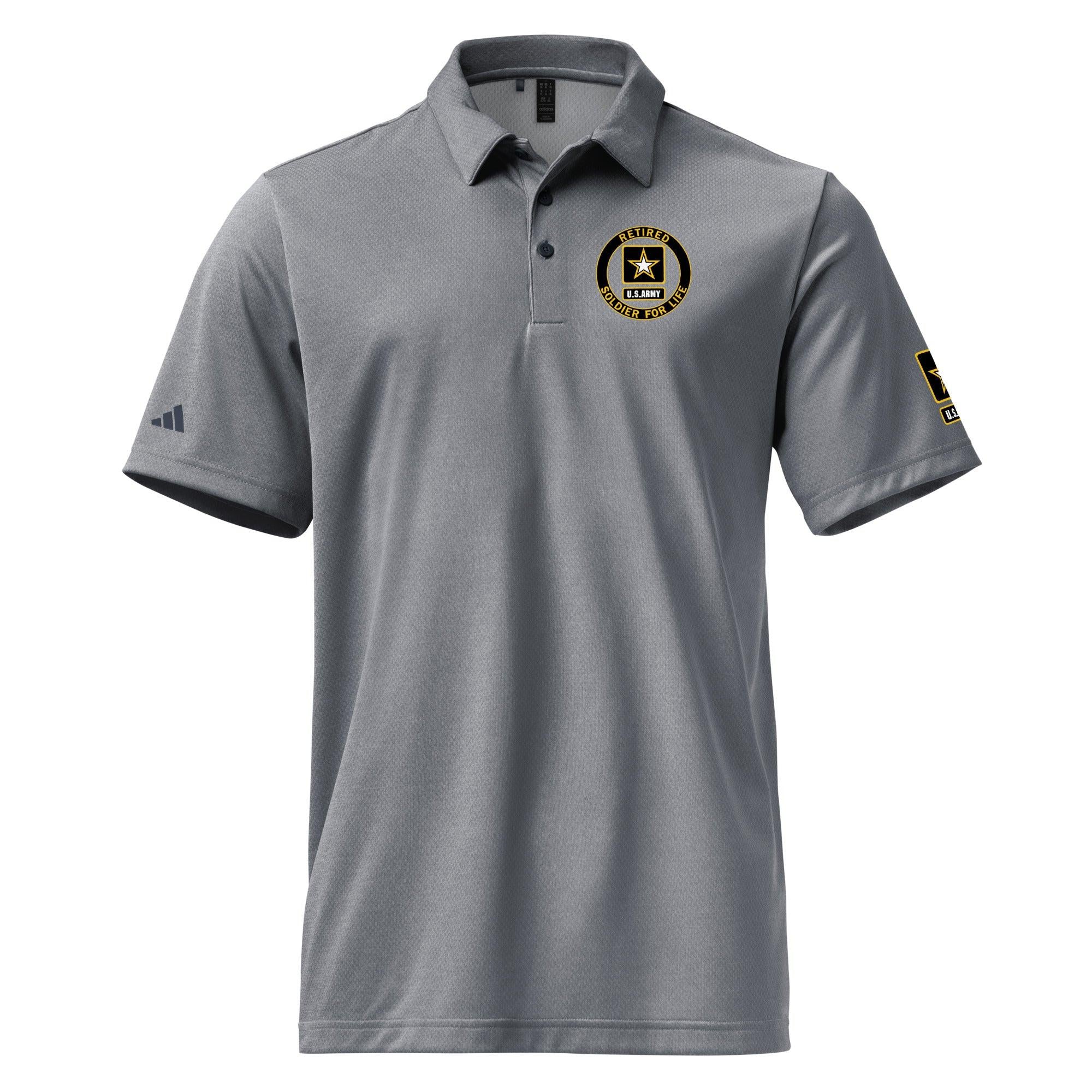 Retired Soldier For Life Adidas® Polo Shirt - Image 5