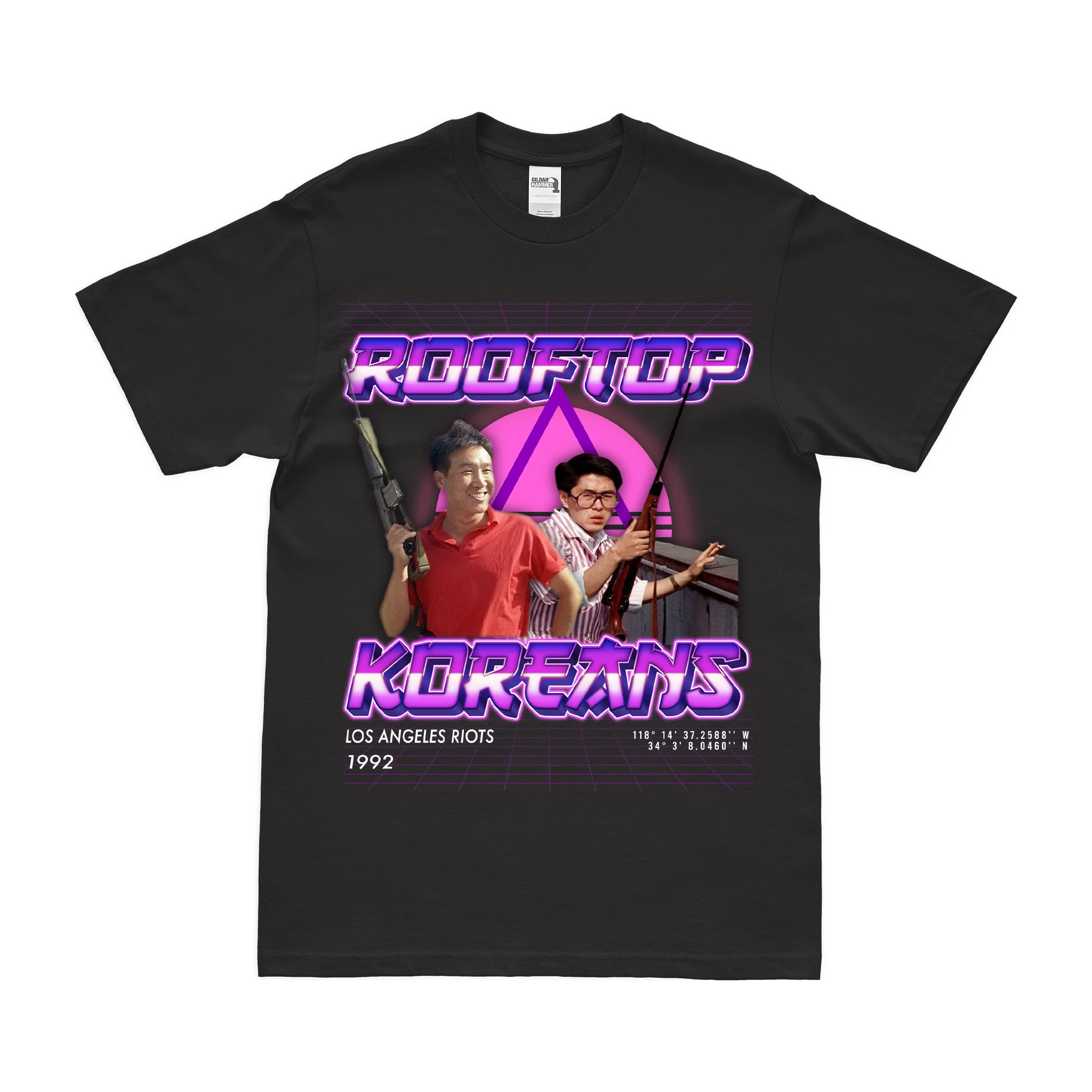 Commemorates L.A.'s "Rooftop Koreans" 1992 Korean-American Resilience T-Shirt