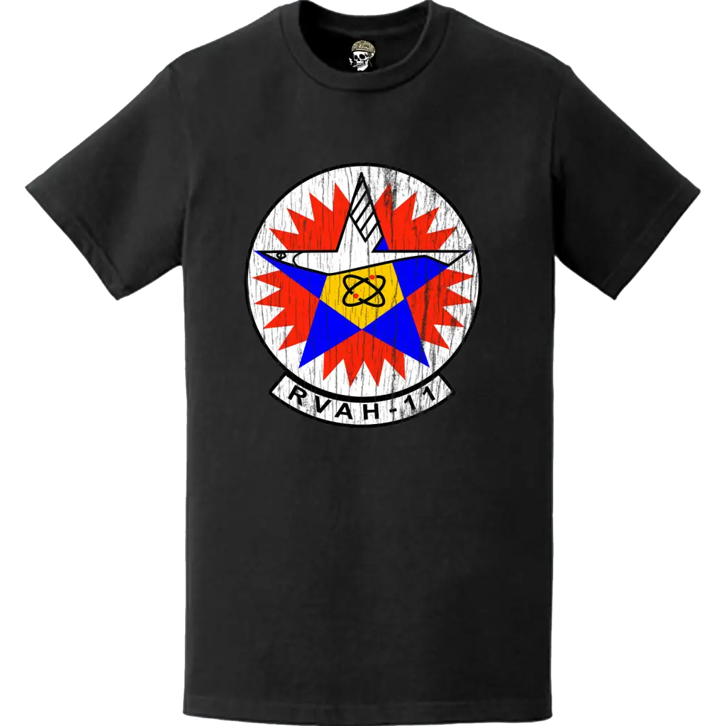 RVAH-11 Distressed Patch Logo Decal Emblem T-Shirt