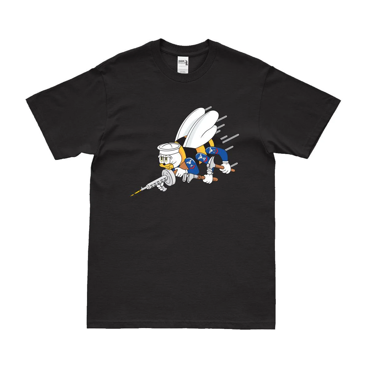 U.S. Navy Seabees 'Can Do' Logo Insignia Emblem T-Shirt
