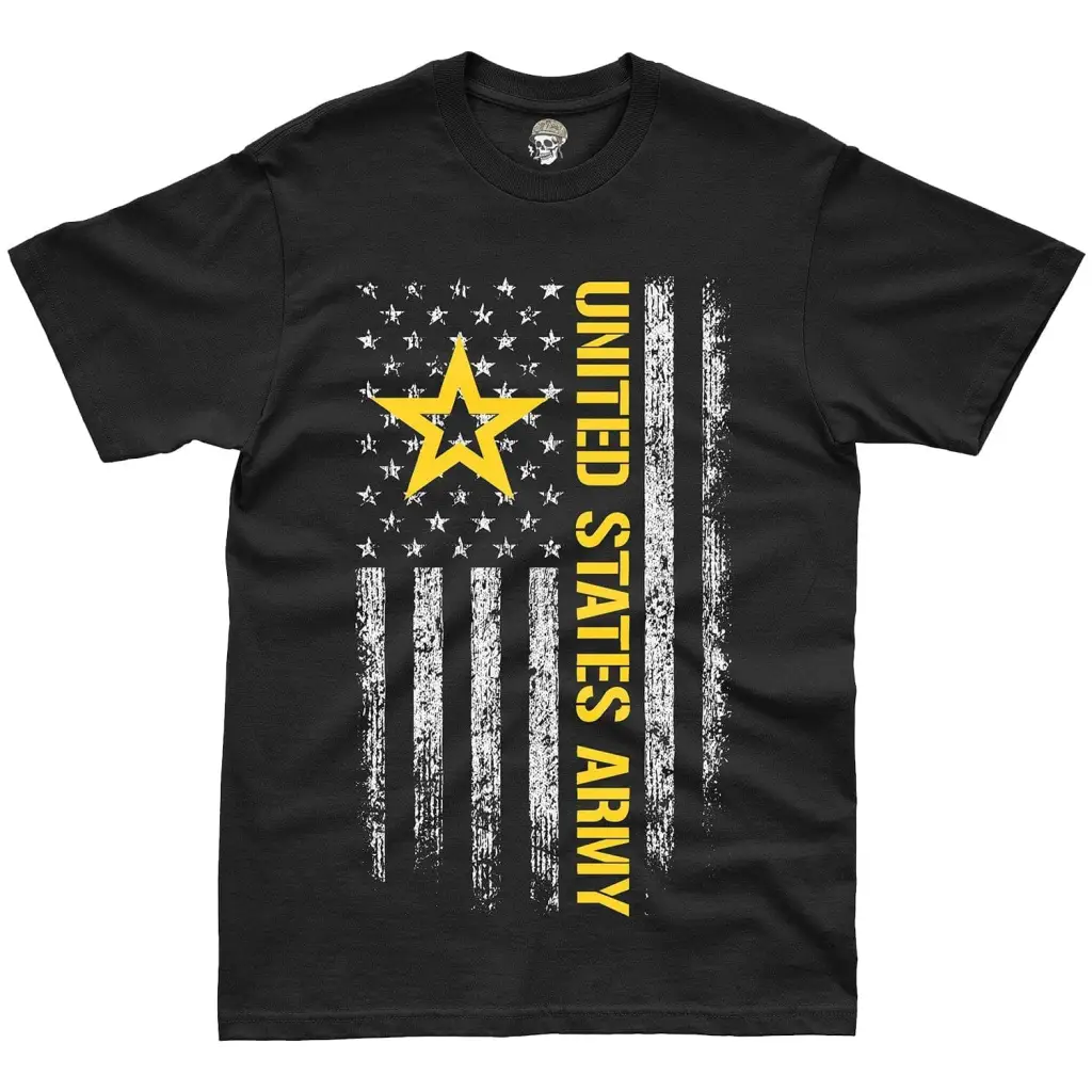 Patriotic United States Army American Flag T-Shirt