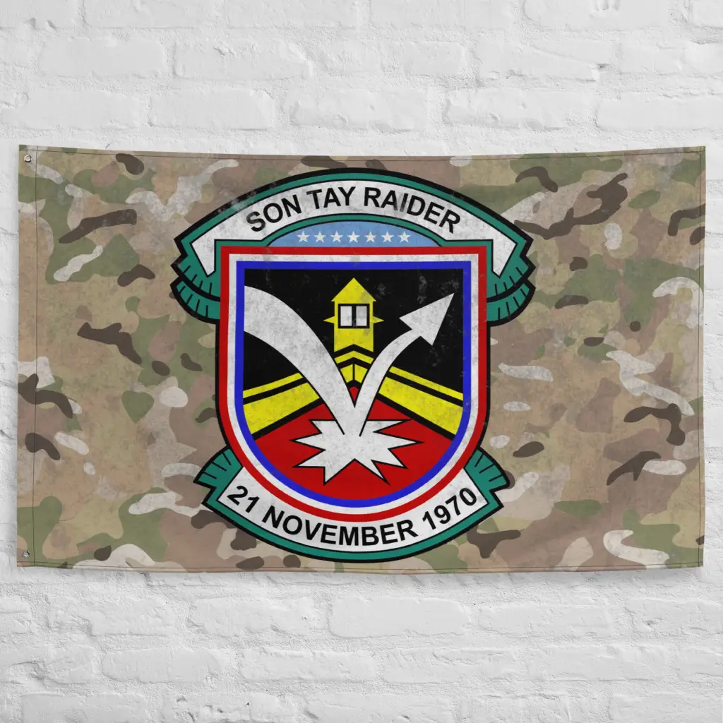 Son Tay Raiders Vietnam War Indoor Wall Flag - Image 5