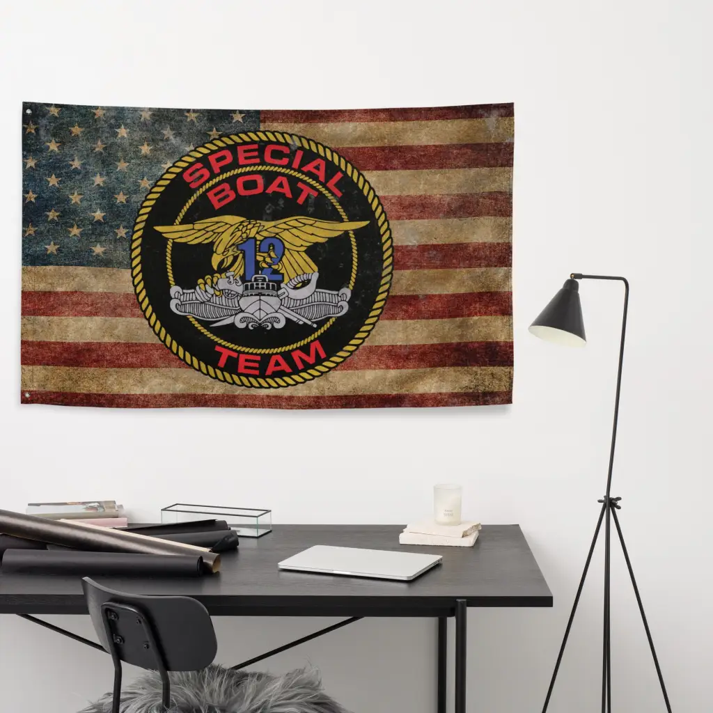 Special Boat Team 12 (SBT-12) SWCC Indoor Wall Flag - Image 4