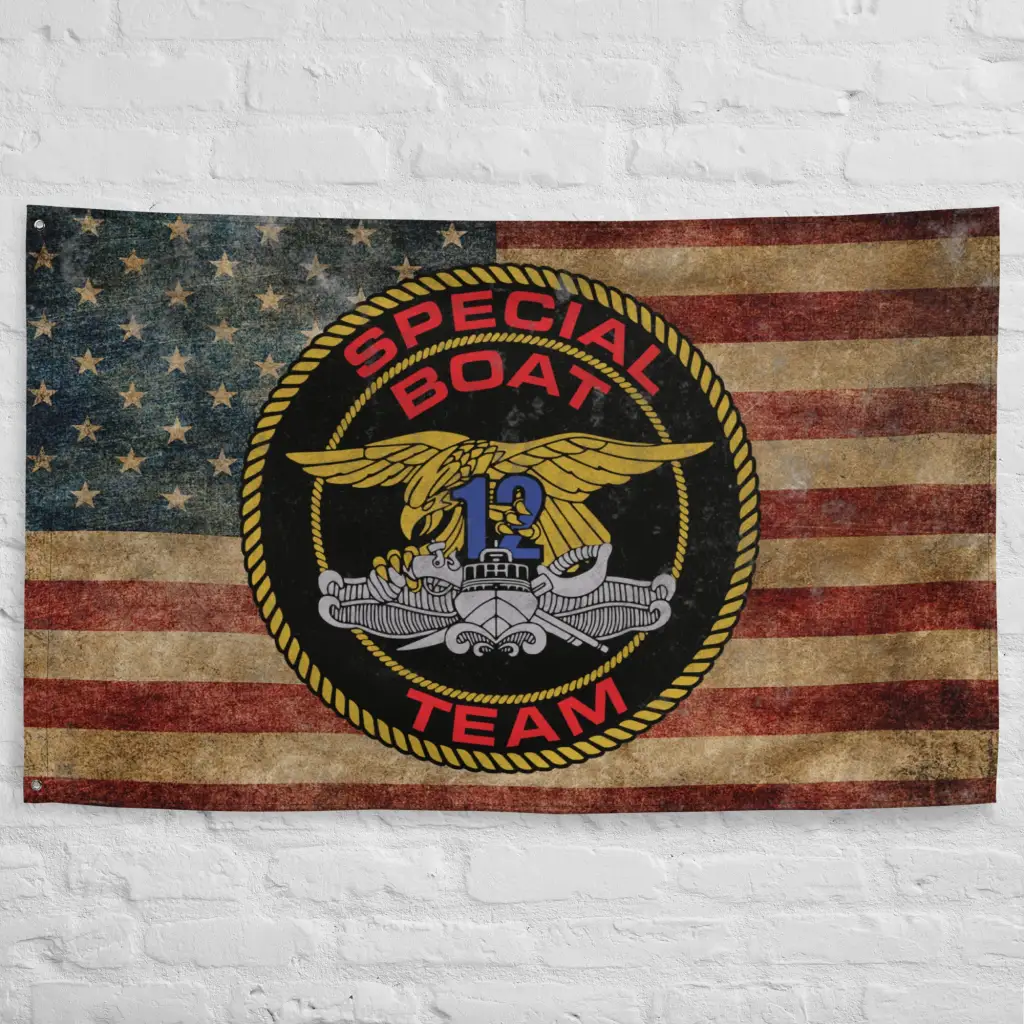 Special Boat Team 12 (SBT-12) SWCC Indoor Wall Flag - Image 5