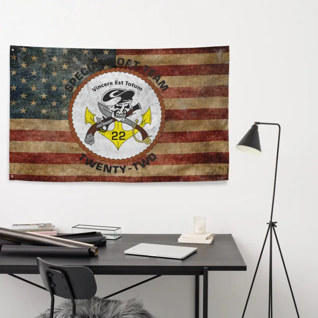 Special Boat Team 22 (SBT-22) Indoor Wall Flag - Image 4