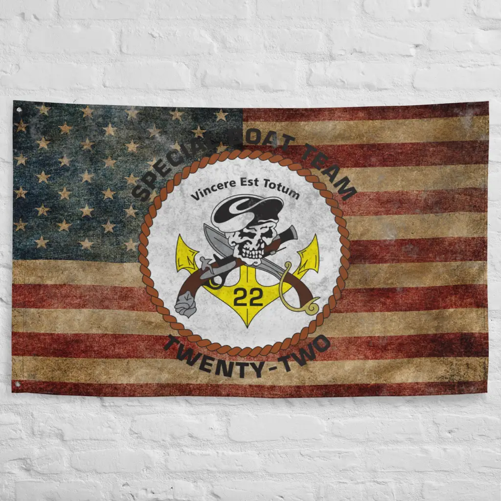 Special Boat Team 22 (SBT-22) Indoor Wall Flag - Image 5