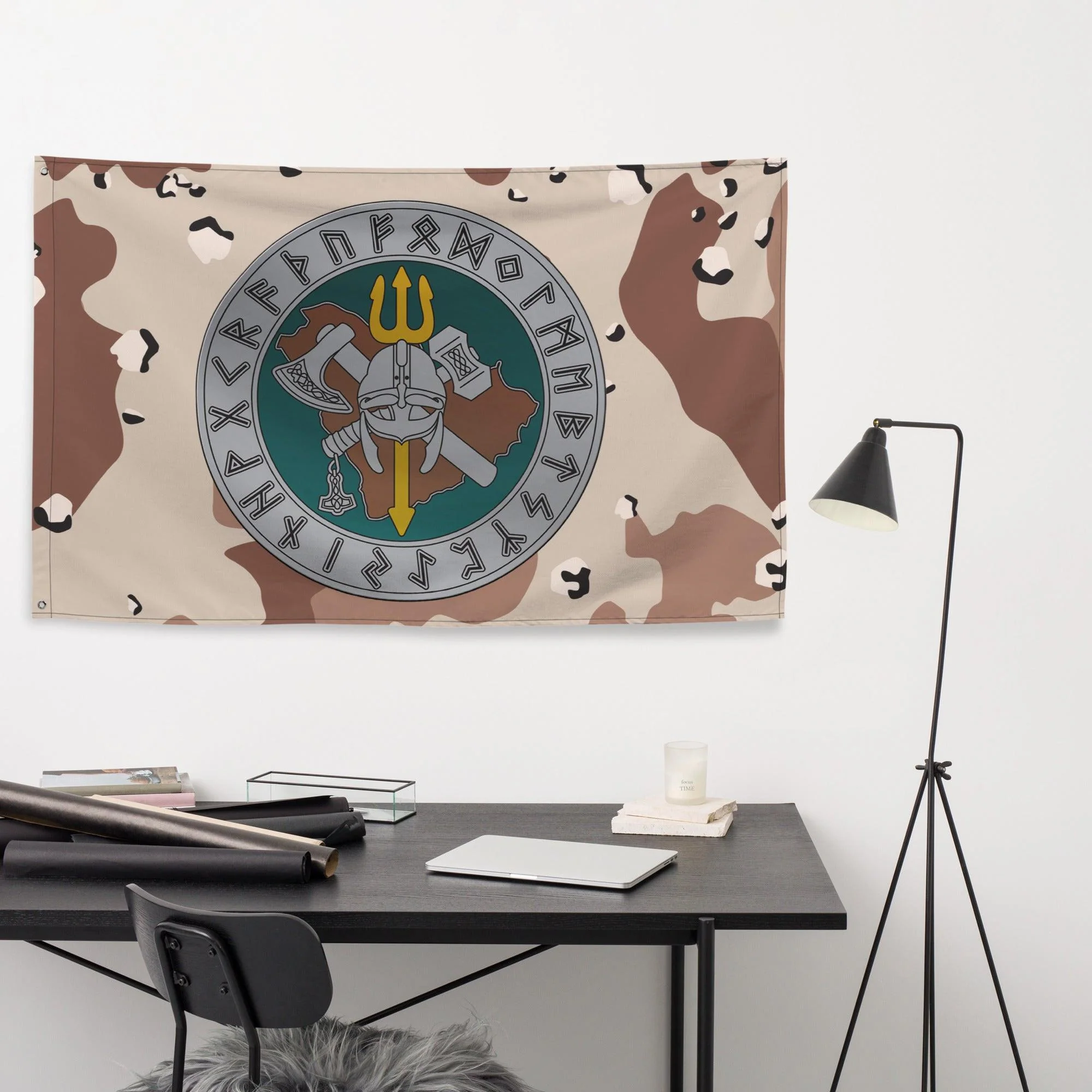 Special Reconnaissance Team One (SRT-1) Chocolate-Chip Camo Flag - Image 3