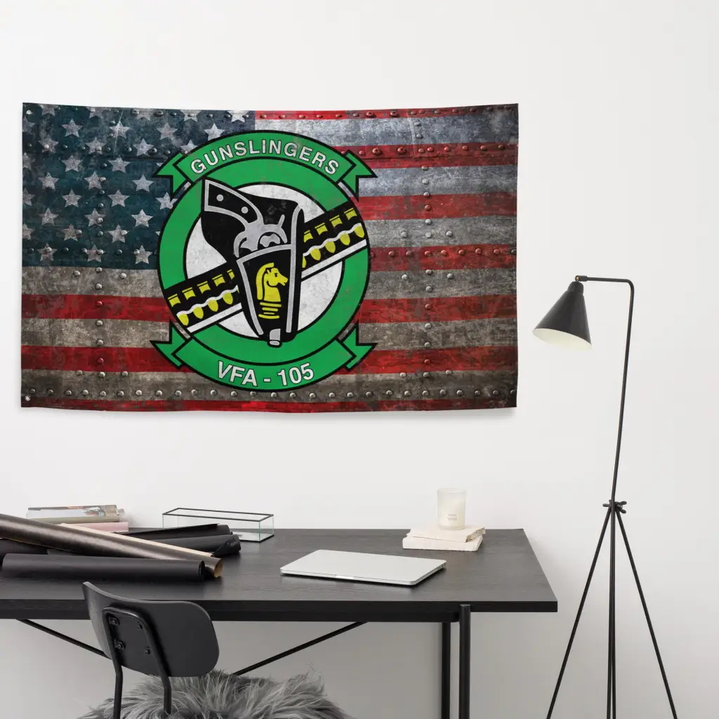 Strike Fighter Squadron 105 (VFA-105) Indoor Wall Flag - Image 4